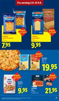 BELBAKE Pizzamel, 1 kg. gyldig fra 02/08/2026 | Side: 15 | Produkter: Ost, Pizza, Pasta, Pizzamel