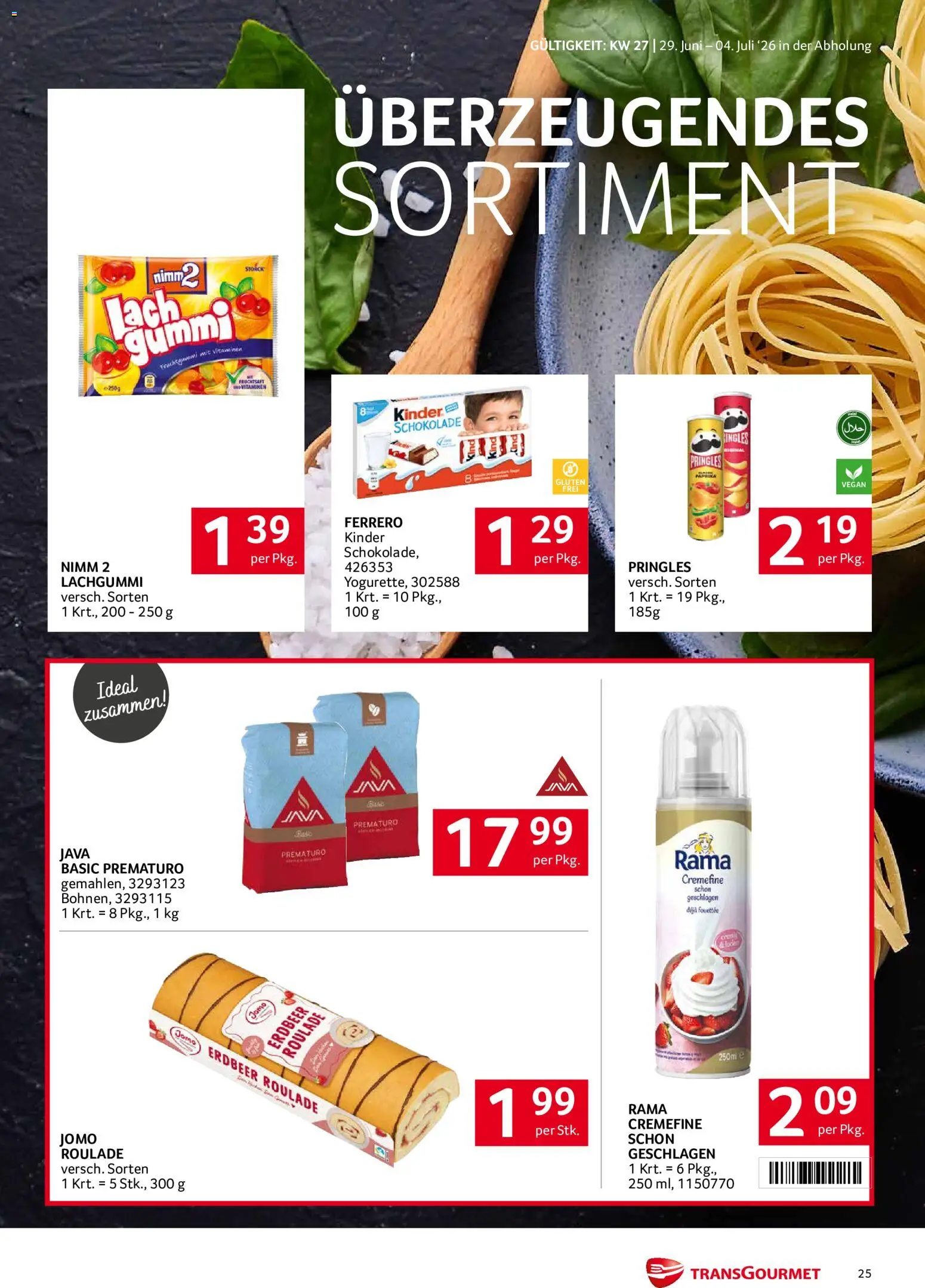 Transgourmet Flugblatt gültig ab 29.06.2026 | Seite: 25