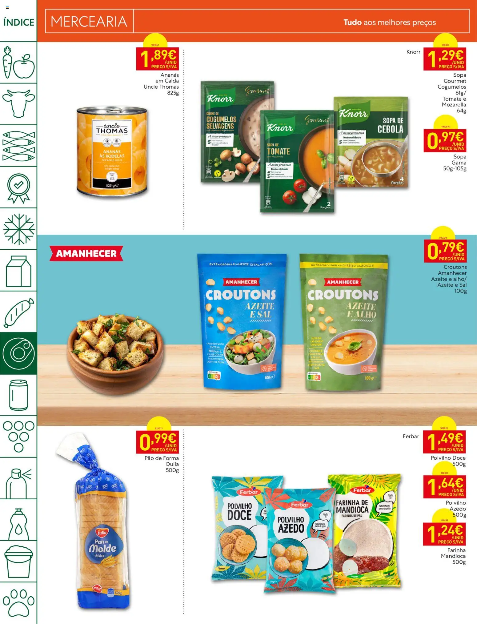 Recheio folheto │ válido de 18/08/2026 | Página: 18 | Produtos: Azeite, Mercearia, Sal, Alho
