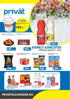 PRIVÁT Déli vármegyék - amely érvényes a következő dátumtól: 2026.07.23.