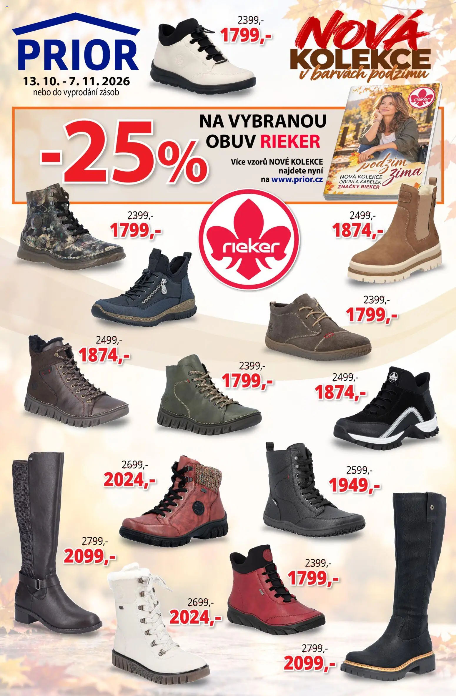 Prior - Nová Kolekce v Barvách Podzimu od 13.10.2026 | Strana: 1 | Produkty: Obuv