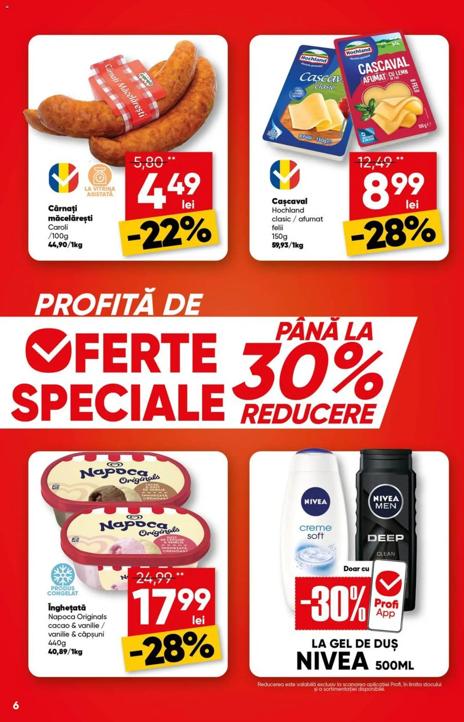 Noul catalog Profi – valabil de la 29.04.2026 | Pagină: 6 | Produse: Duș, Vitrină, Căpșuni, Cacao