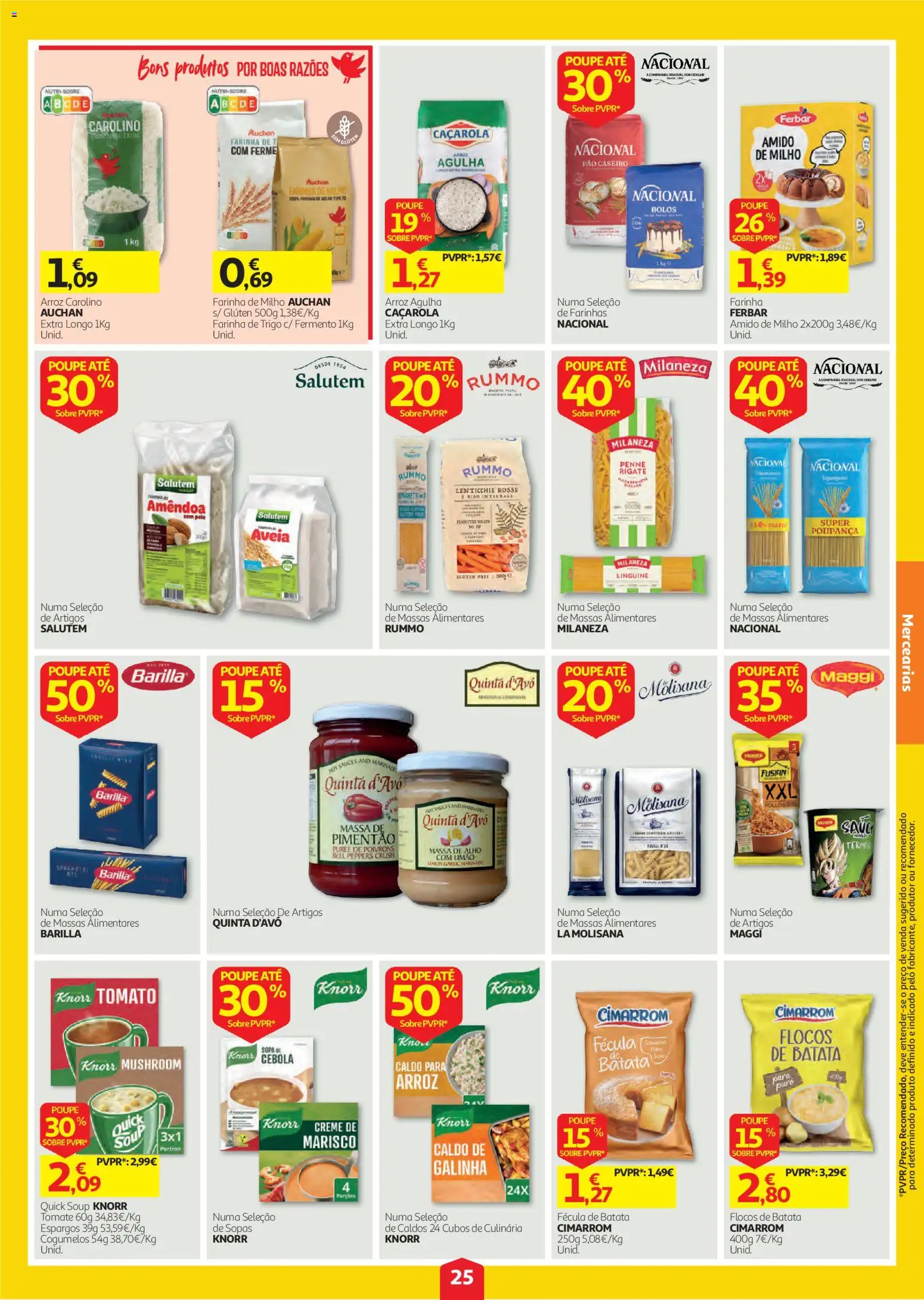 Auchan folheto │ válido de 08/10/2026 | Página: 25 | Produtos: Knorr, Caldo, Cogumelos, Farinha