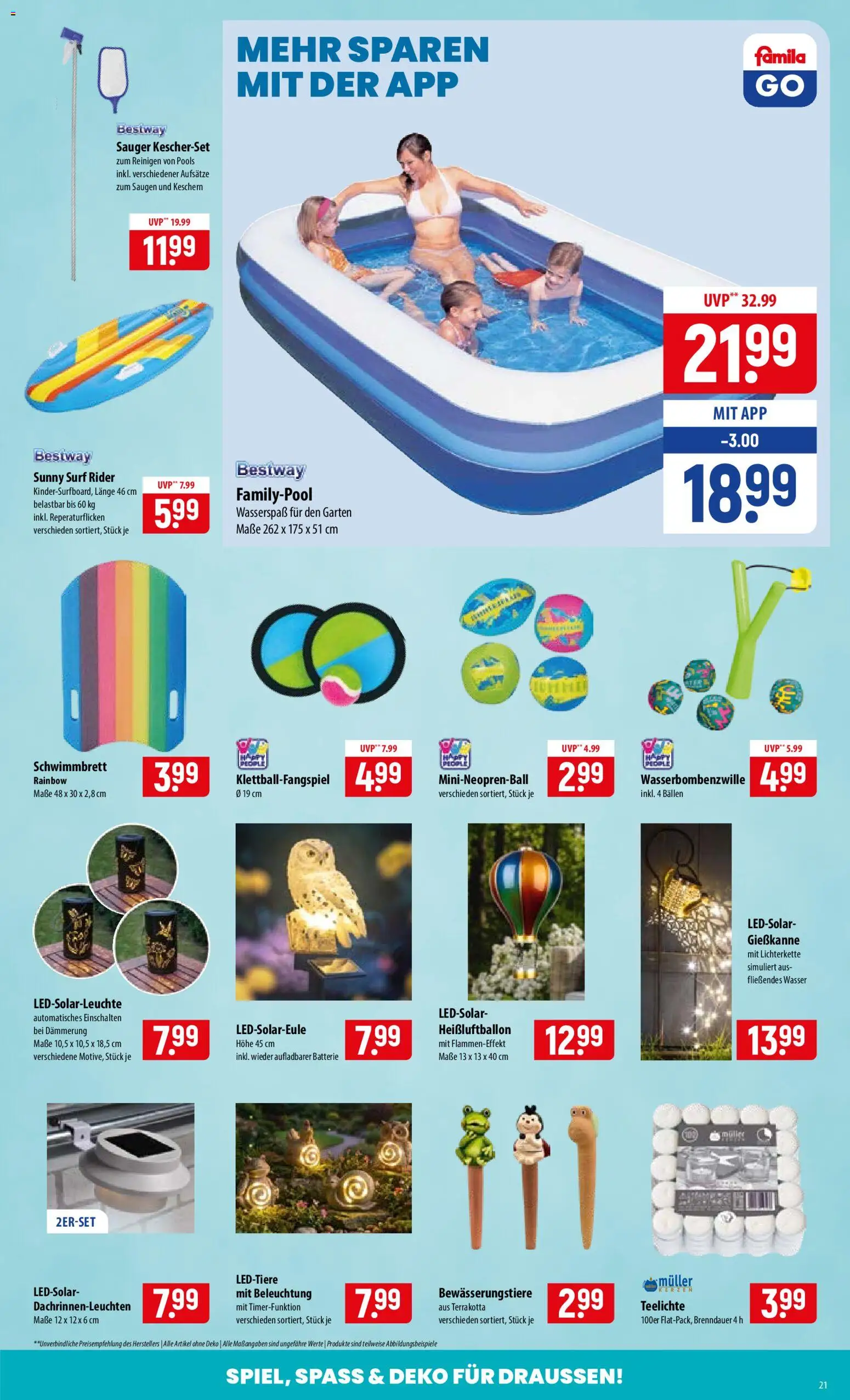 Famila Prospekt – gültig ab 29.06.2026 | Seite: 21 | Produkte: Batterie, Wasser