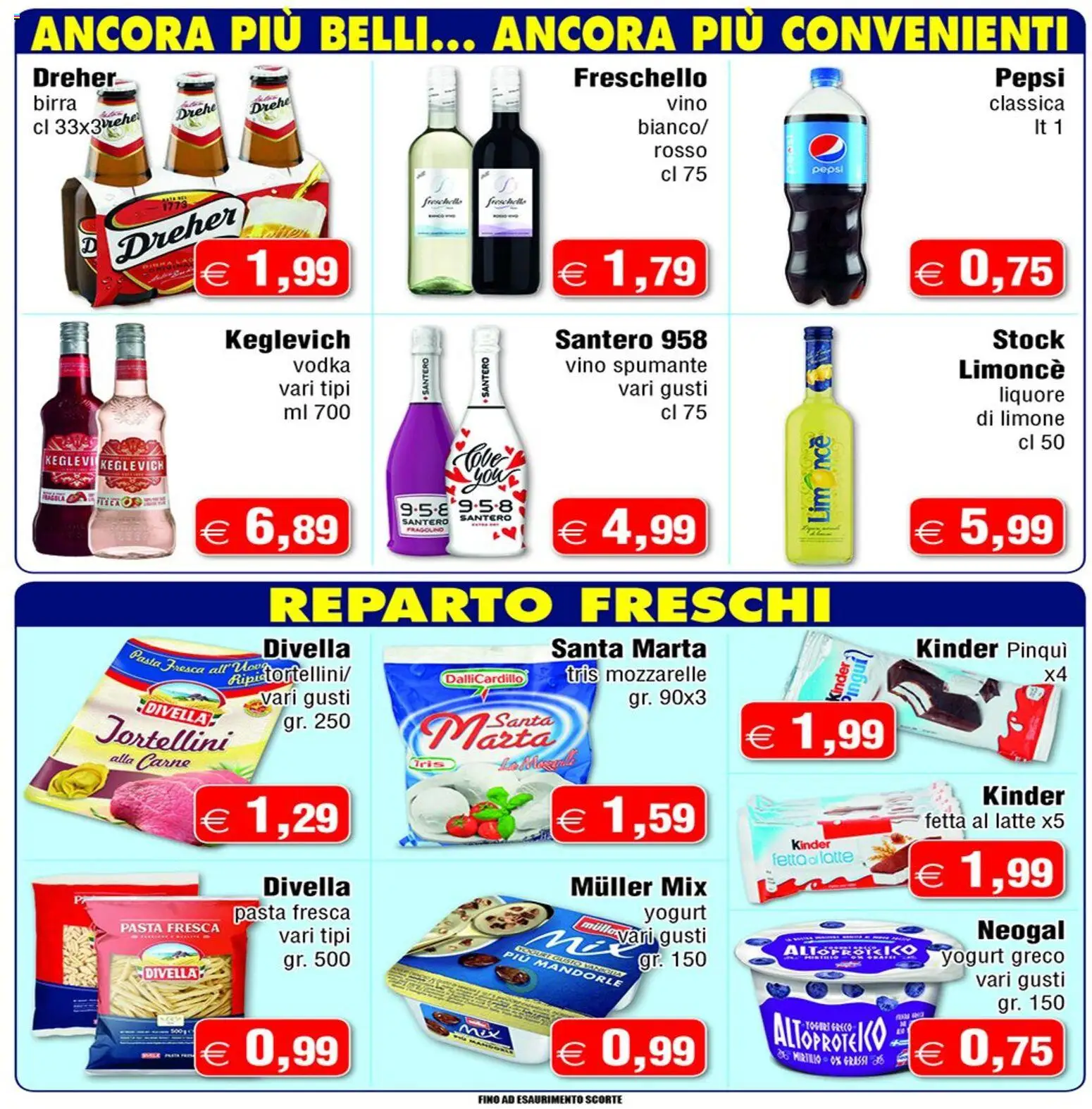 Volantino Magazzini Smart del 01.06.2026 | Pagina: 5 | Prodotti: Birra, Latte, Vino, Liquore