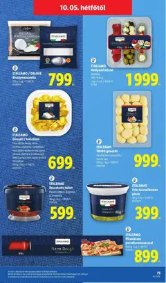 Lidl akciós újság - amely érvényes a következő dátumtól: 2026.10.01. | Oldal: 75