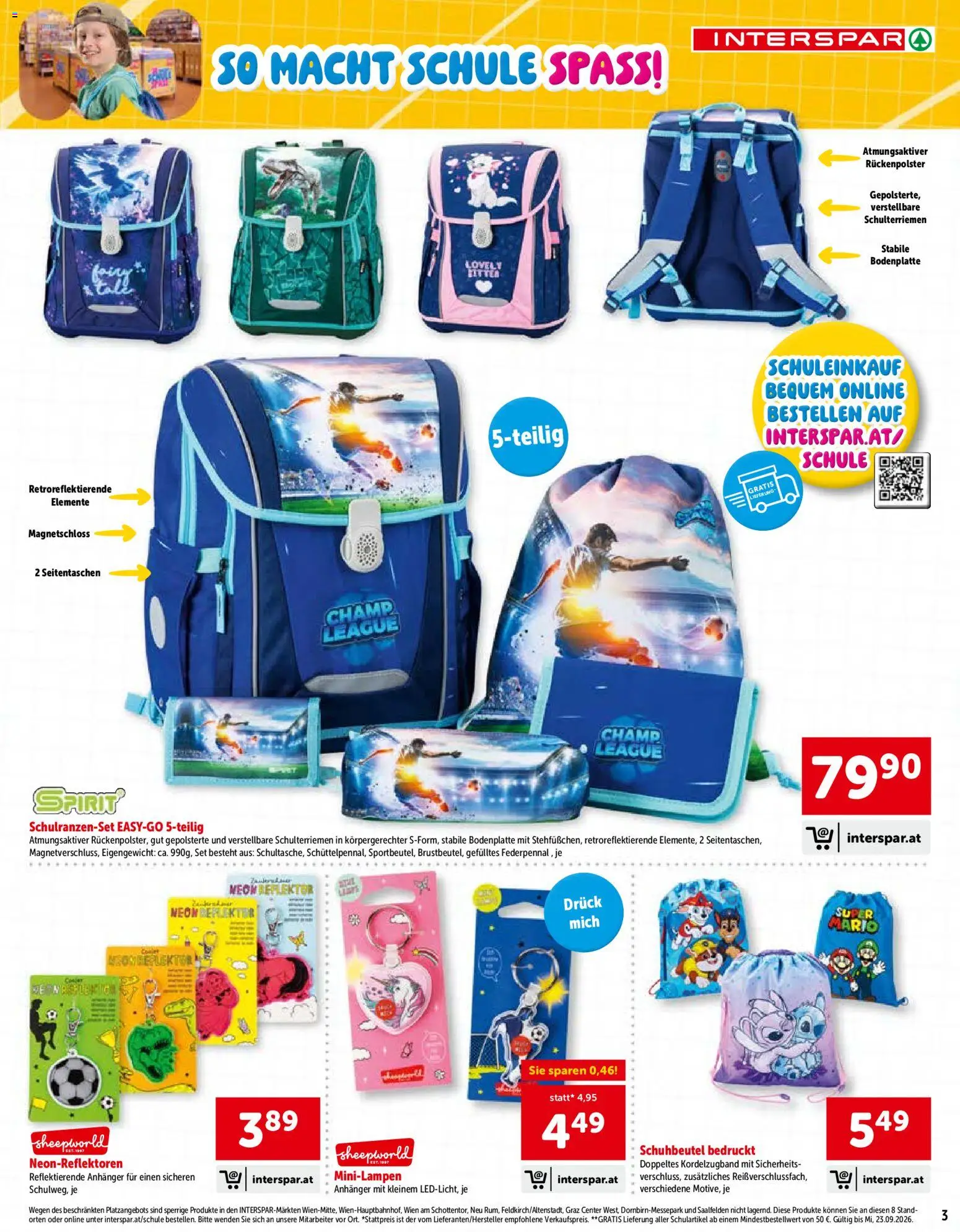Interspar Flugblatt - Schule gültig ab 25.07.2026 | Seite: 3