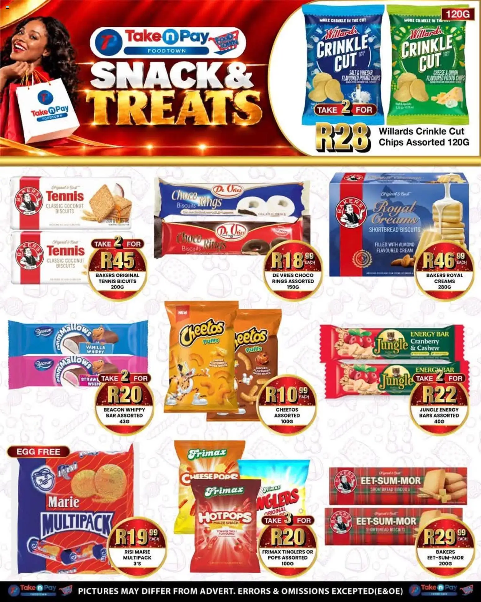 New Take n Pay catalogue – valid from 12/10/2026 | Page: 15 | Products: Cheese, Biscuits, Chips, Onion