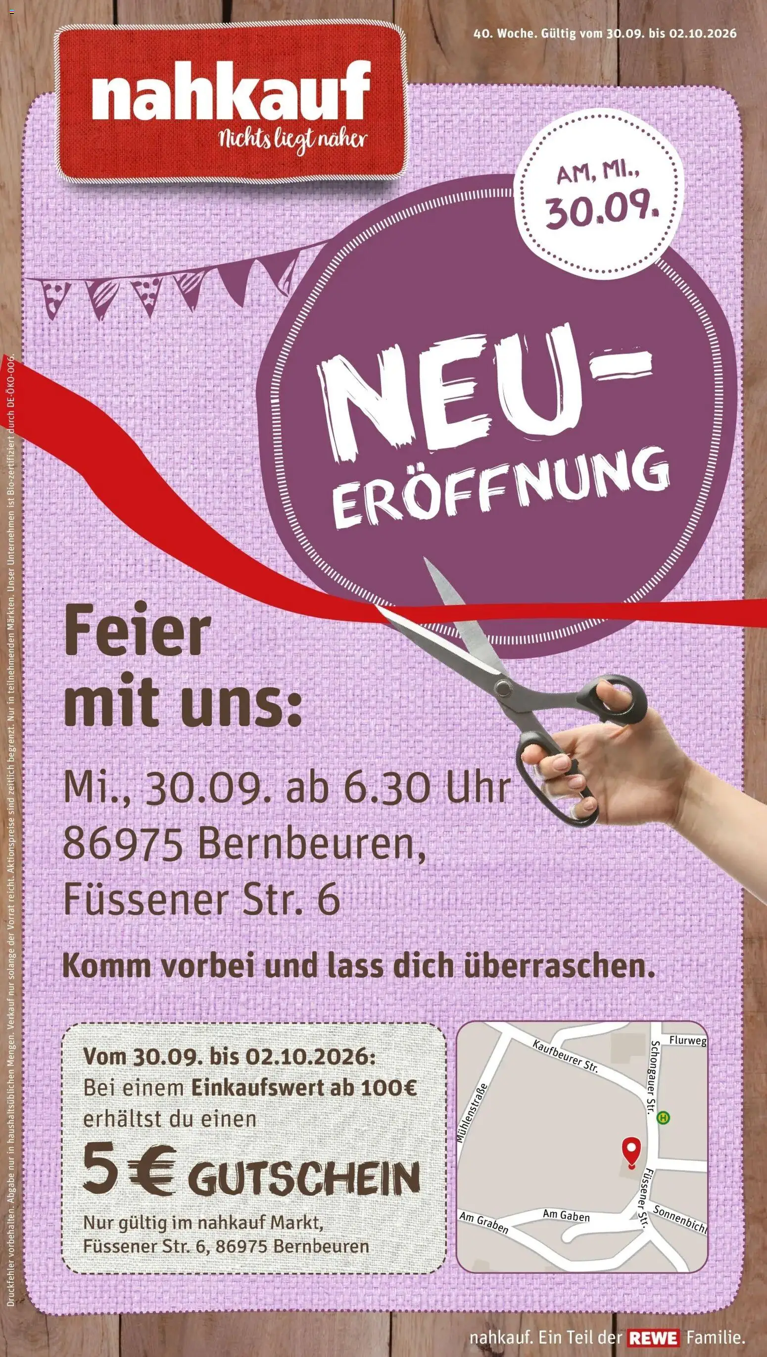REWE Prospekt ab 28.09.2026 zum Blättern » Angebote | Seite: 1 | Produkte: Uhr