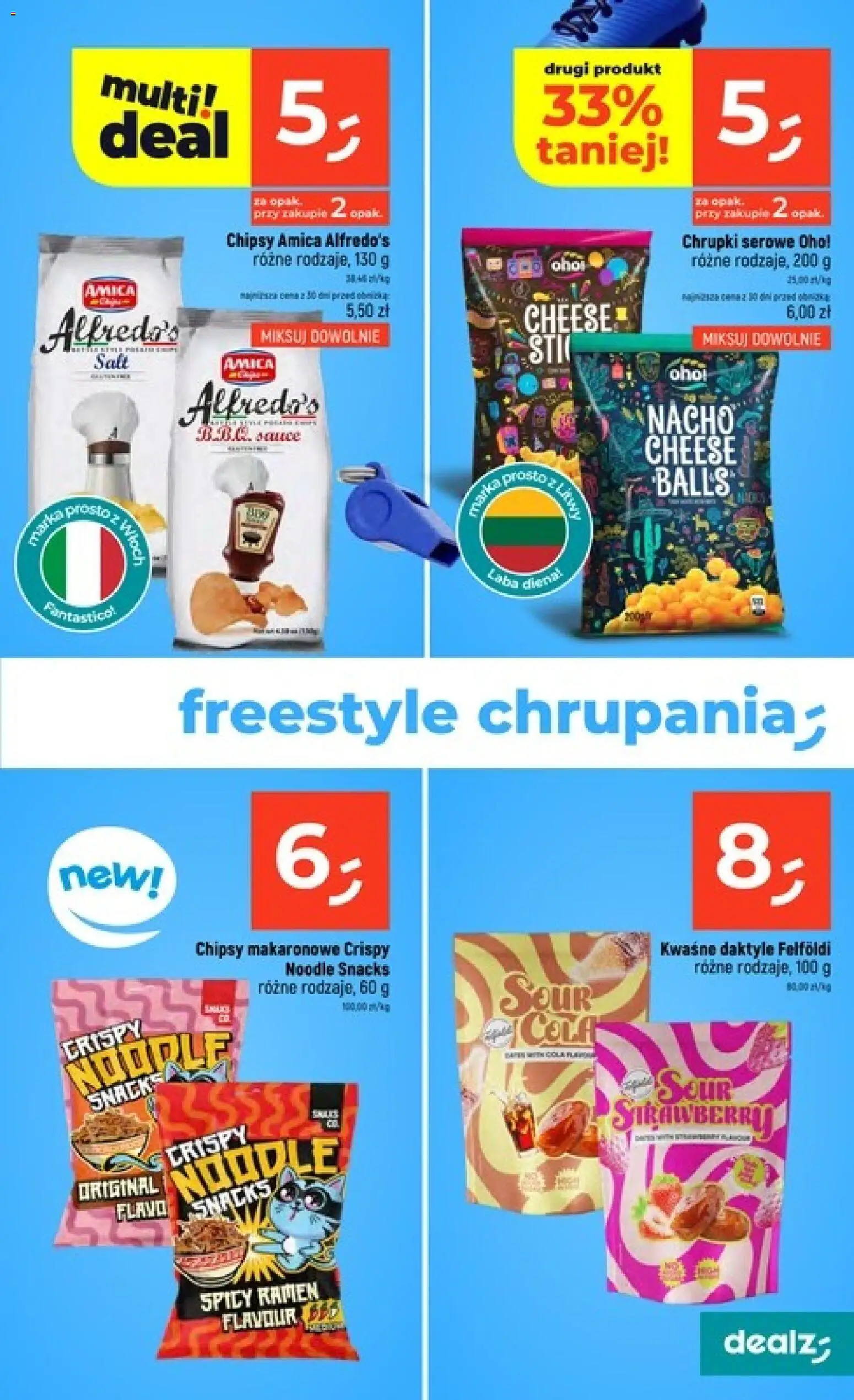 Dealz gazetka od 25.06.2026 | Strona: 11 | Produkty: Daktyle, Chipsy, Chrupki, Chrupki serowe