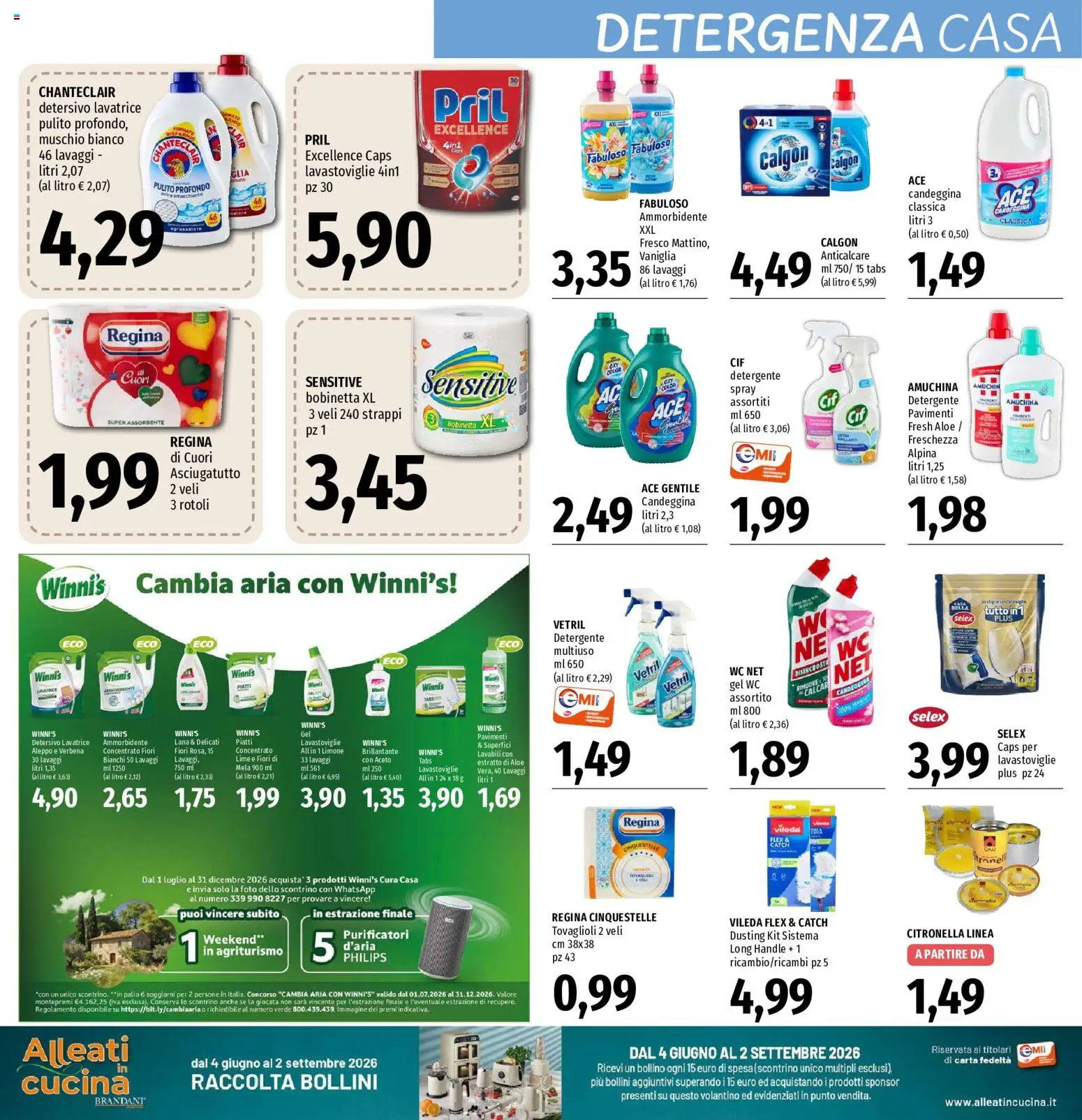 Volantino EMI del 20/08/2026 | Pagina: 16 | Prodotti: Detergente, Piatti, Limone, Lavastoviglie