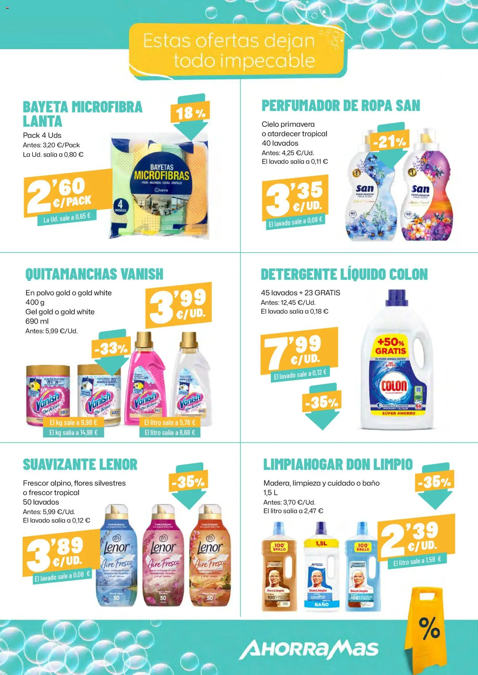 AhorraMas folleto │ válido desde el 16.04.2026 | Página: 19 | Productos: Detergente, Ropa, Detergente líquido, Suavizante
