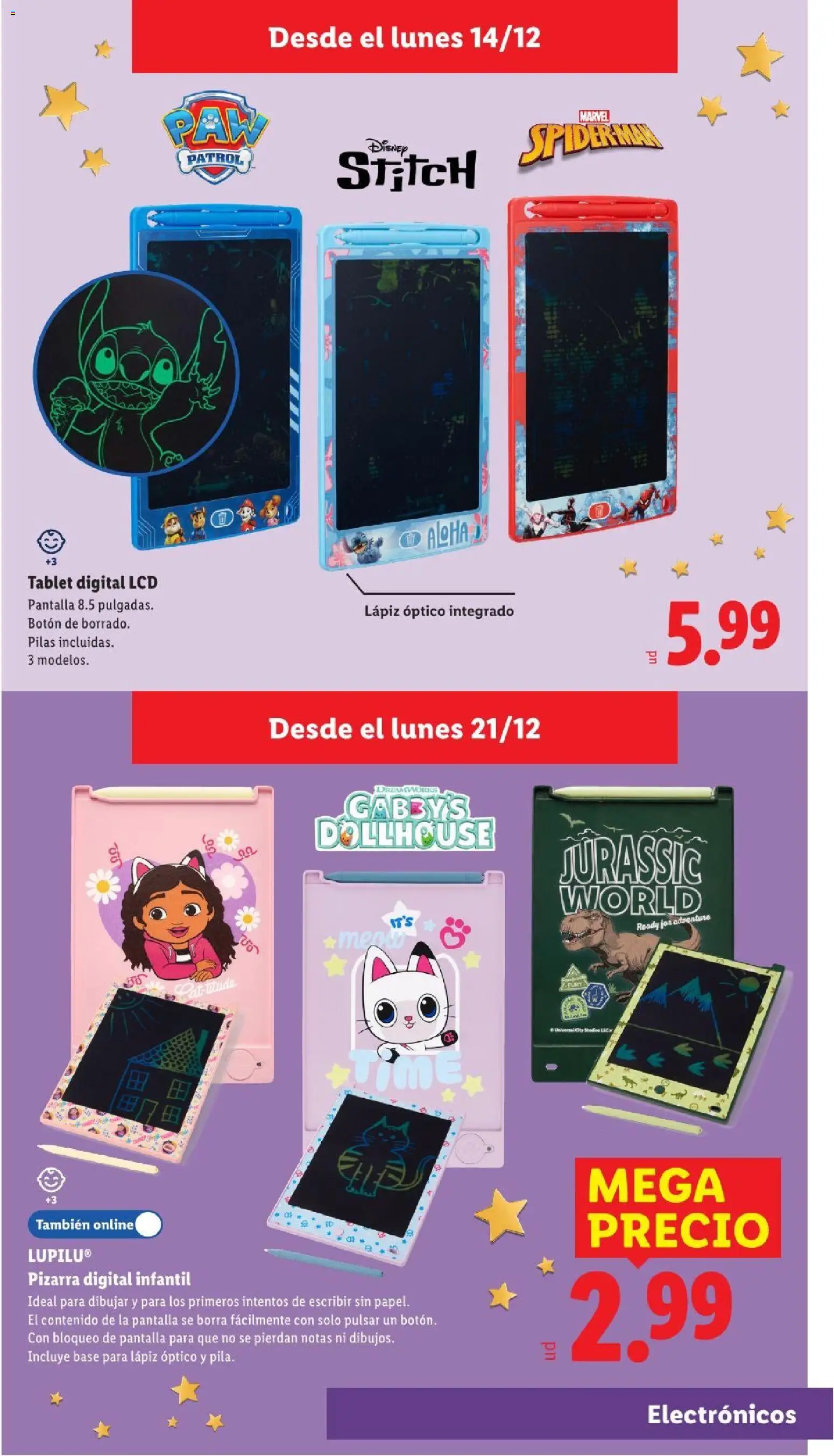 Lidl - Juguetes de colección │ válido desde el 21/10/2026 | Página: 31 | Productos: Tablet