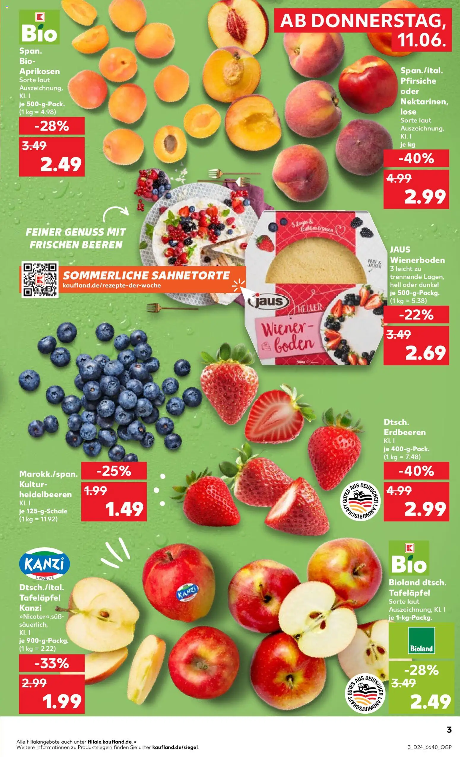 Kaufland Německo leták od 11.06.2026 | Strana: 3
