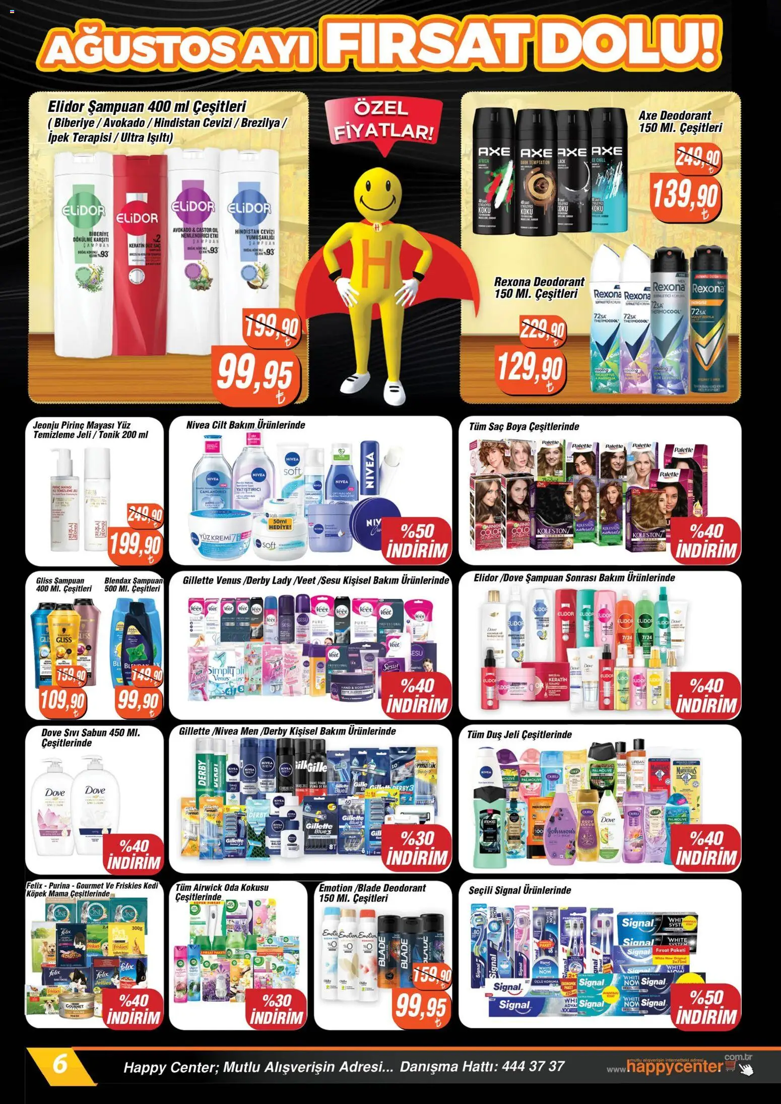 Happy Center Katalog - 19 Ağustos 2026 tarihinden itibaren geçerlidir | Sayfa: 6 | Ürünler: Oda kokusu, Şampuan, Sabun, Avokado