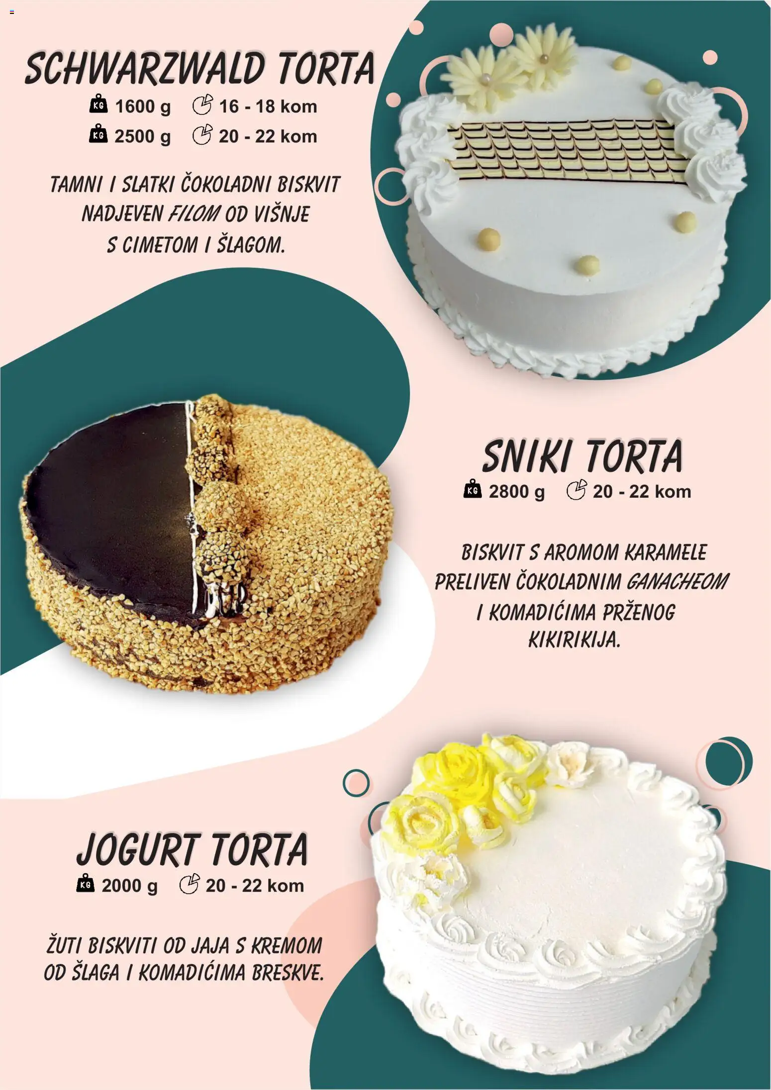 Boso katalog | vrijedi od 01.01.2026 | Stranica: 8 | Proizvodi: Jogurt, Jaja, Torta