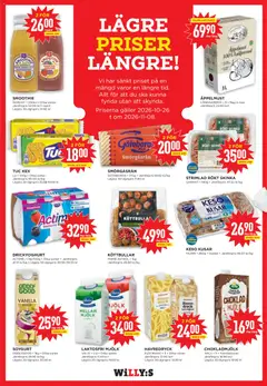 Willys erbjudanden - Förhandsvisning av reklamblad från butik Willys aktuell från 26/10/2026 | Sida: 9
