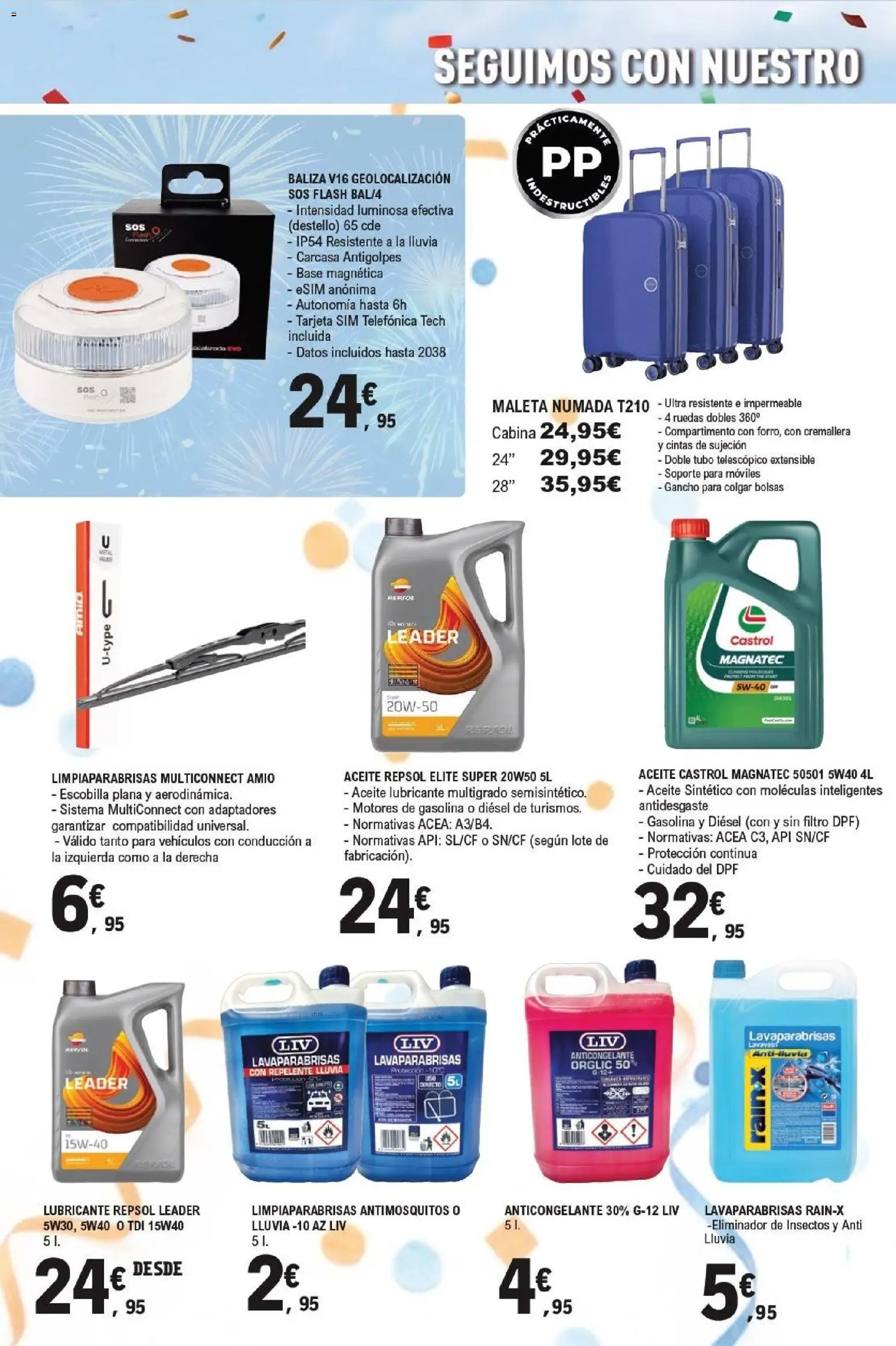 E.Leclerc Aniversario │ válido desde el 29/07/2026 | Página: 26 | Productos: Noodles αυγού, Aceite, Maleta