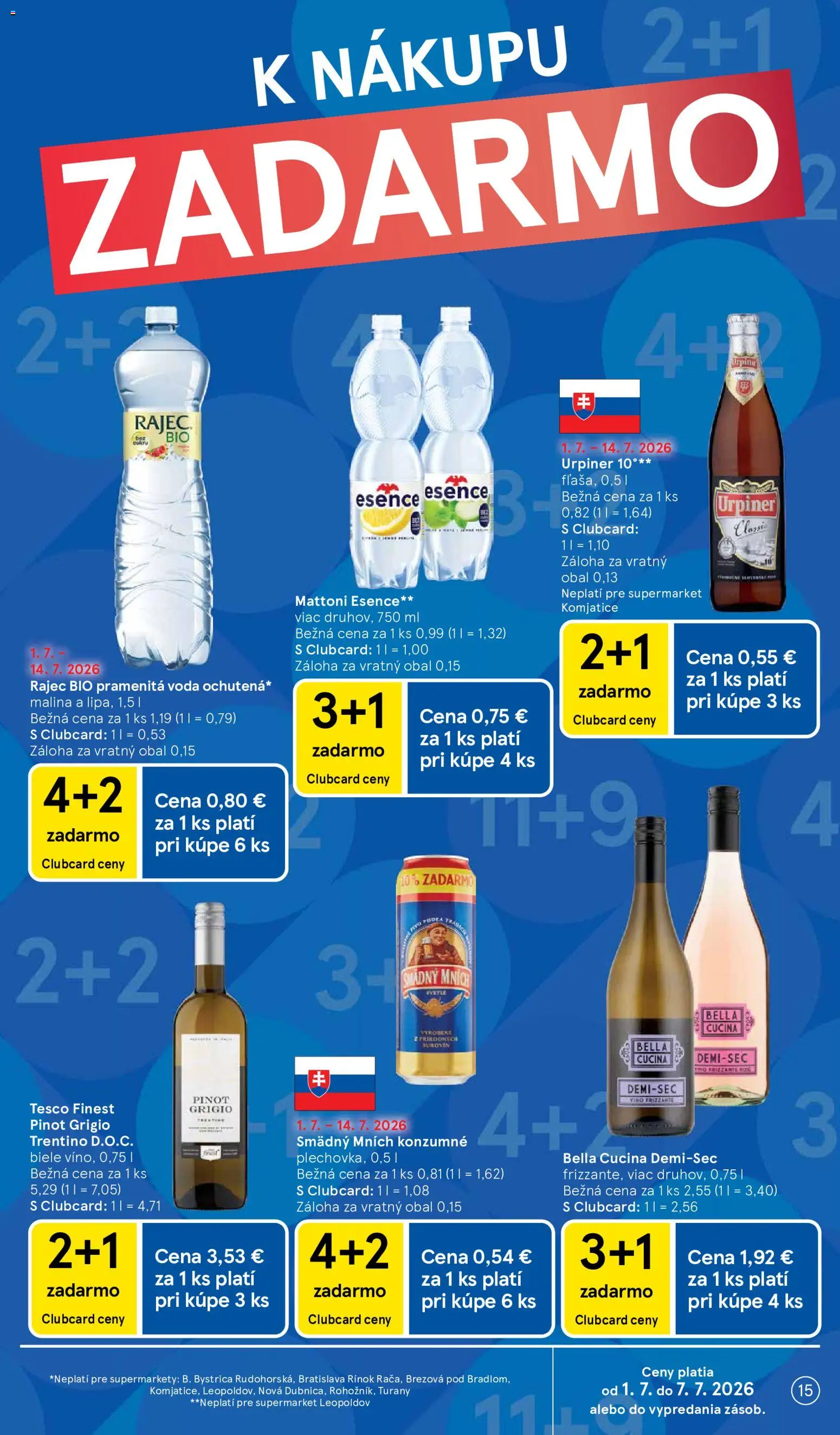 Nové Tesco akcie – leták je platný od 01.07.2026 | Strana: 15