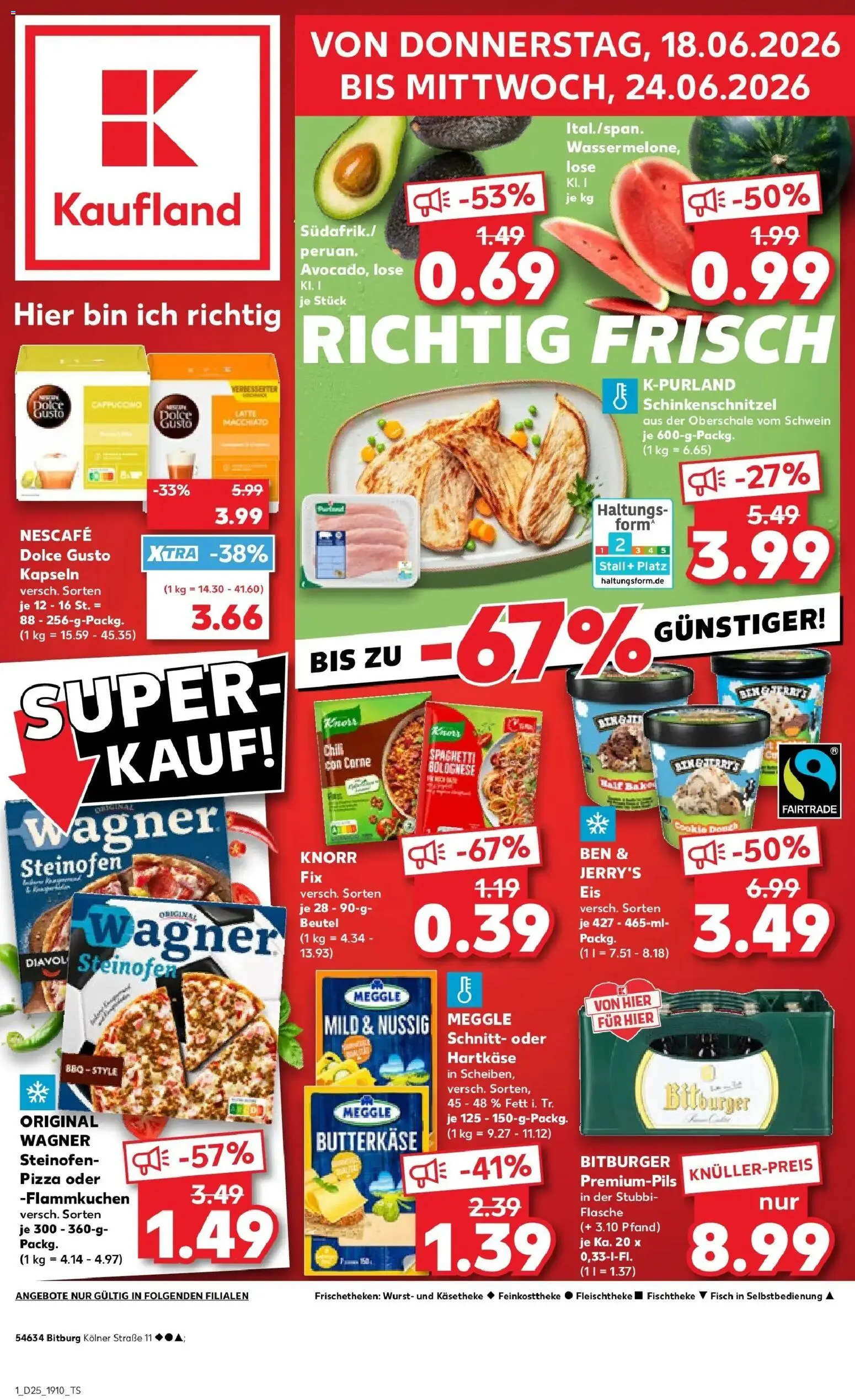 Kaufland Prospekt Bitburg – gültig ab 18.06.2026 | Seite: 1