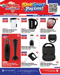 Africa Cash & Carry specials catalogue – valid from 06.06.2026