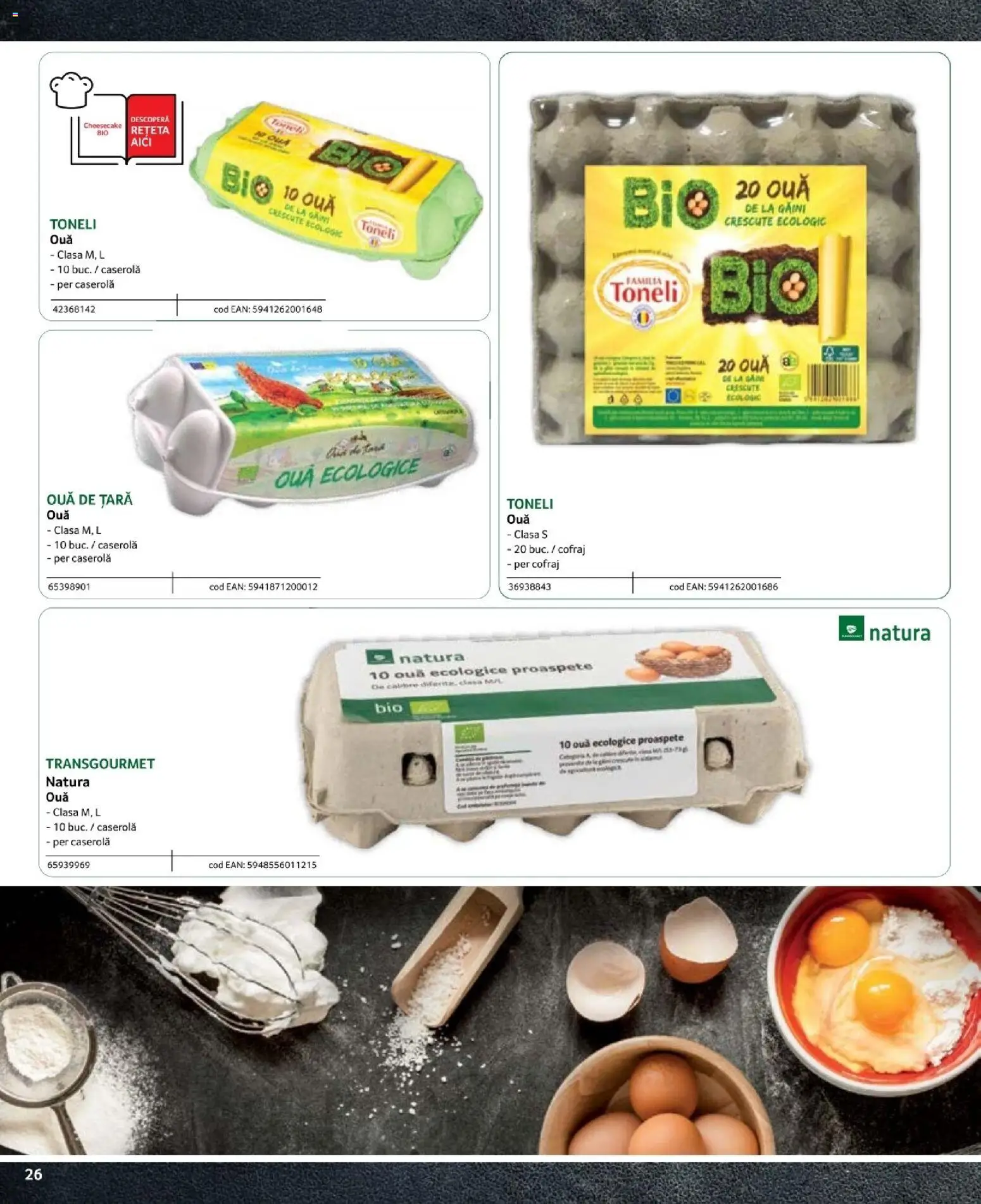 Noul catalog Selgros – valabil de la 09.02.2024 | Pagină: 26 | Produse: Frigider, Ouă