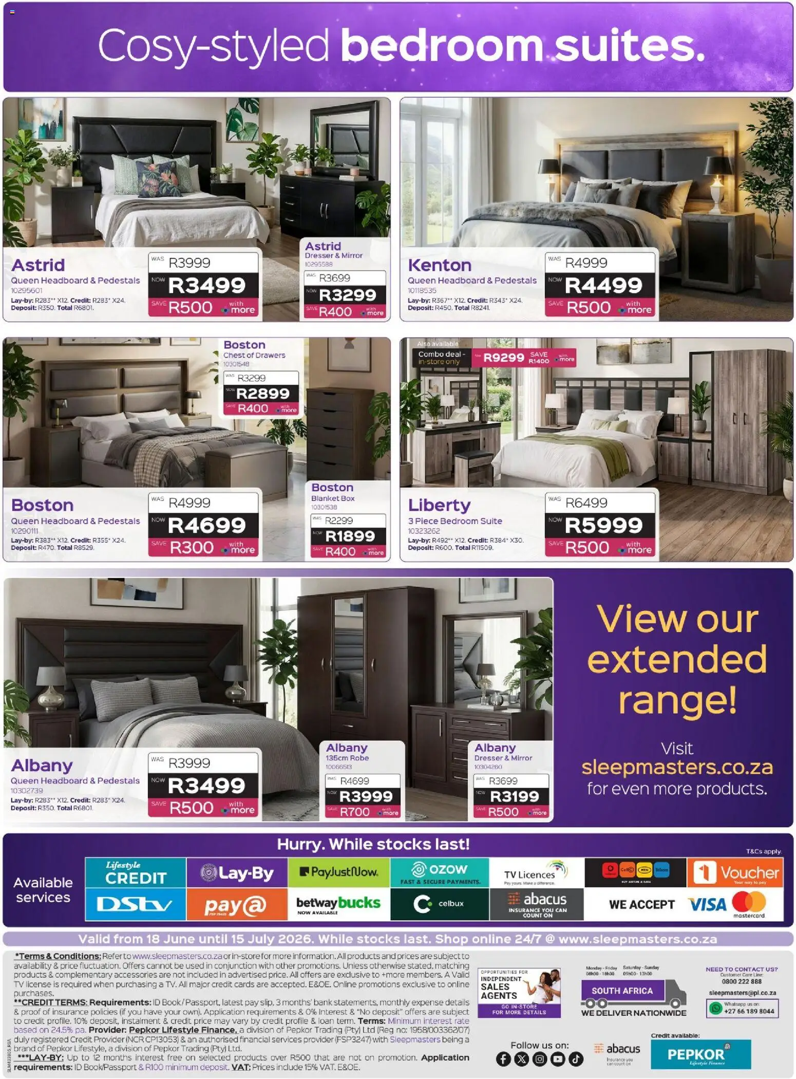 New Sleepmasters catalogue – valid from 18.06.2026 | Page: 12