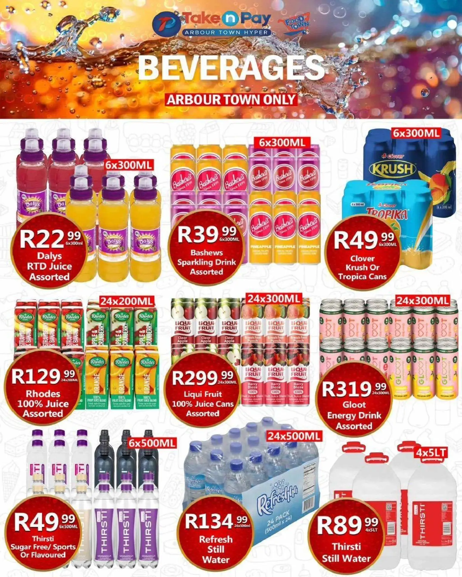 New Take n Pay catalogue – valid from 08.06.2026 | Page: 2 | Products: Cesto para colada, Pineapple, Fruit, Sugar