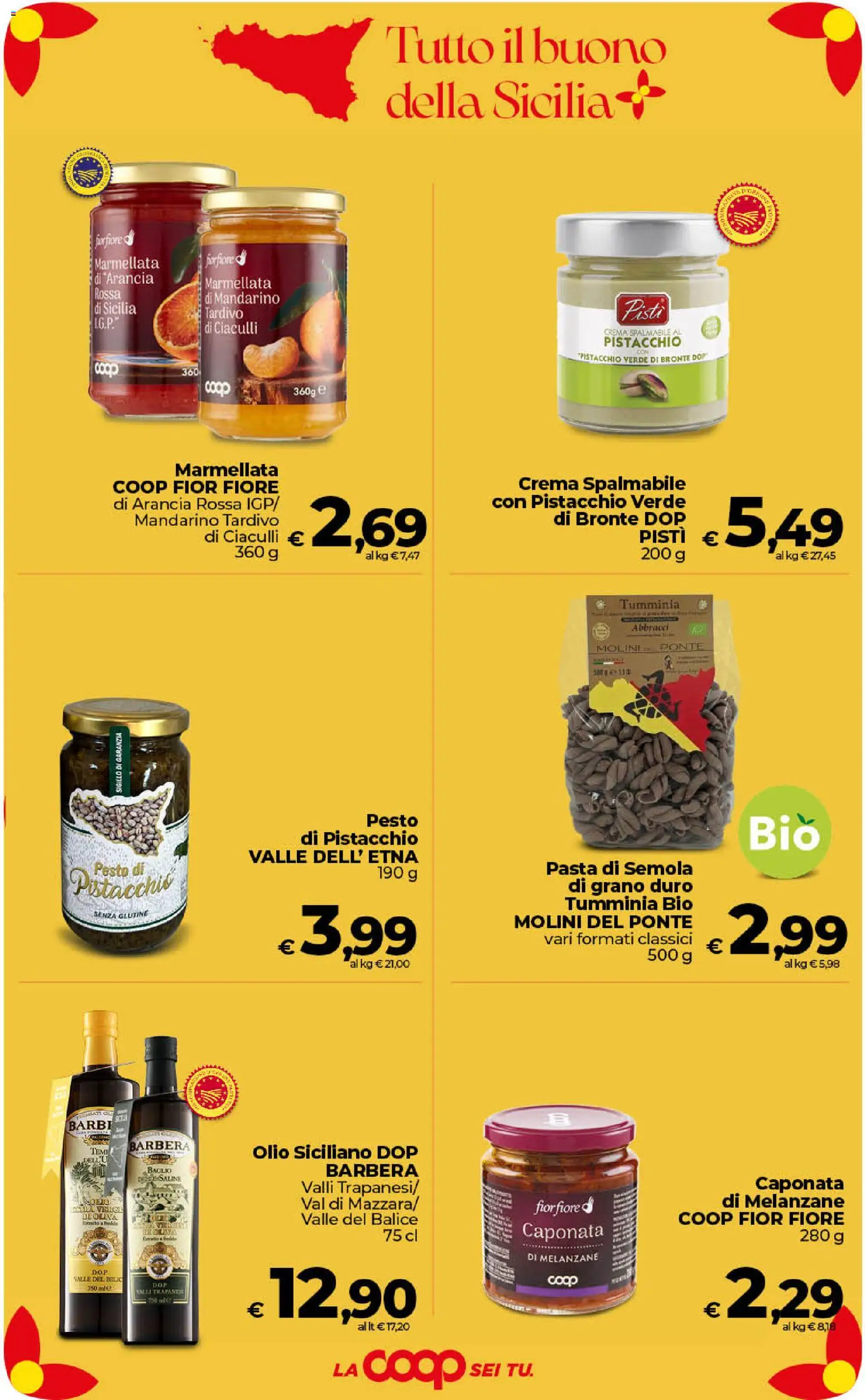Volantino COOP del 11/08/2026 | Pagina: 7 | Prodotti: Pasta di semola, Pasta, Arancia, Semola