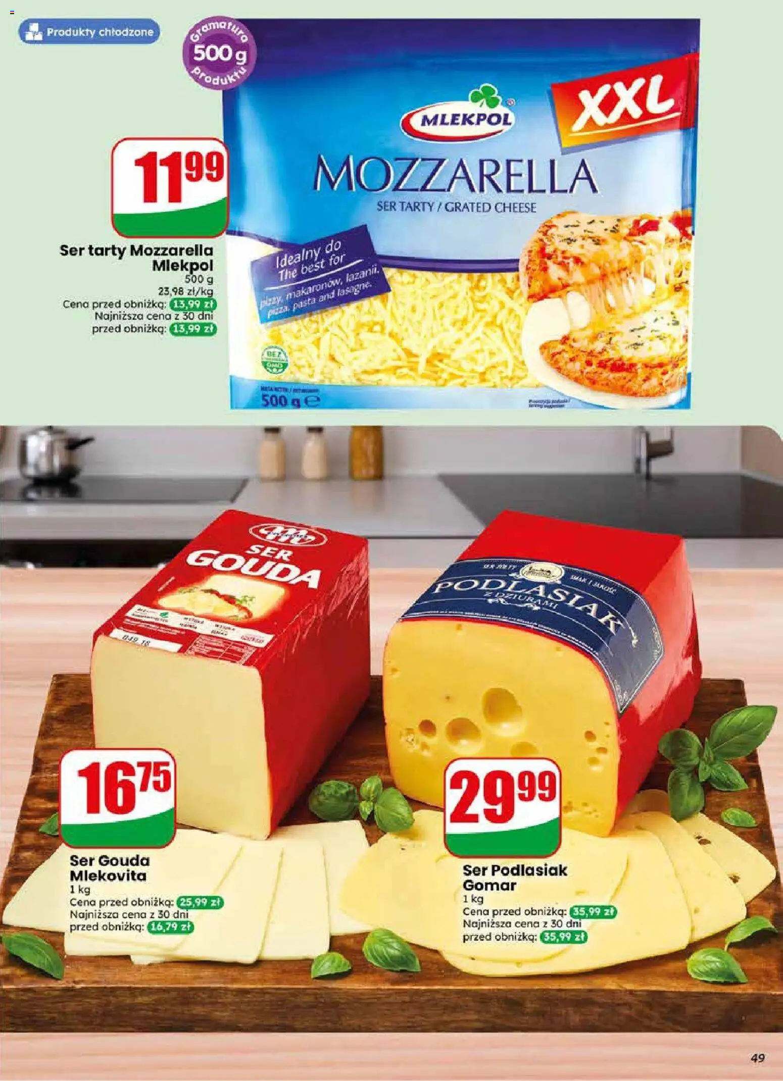 Dino gazetka od 10.06.2026 | Strona: 49 | Produkty: Ser, Mozzarella, Ser gouda