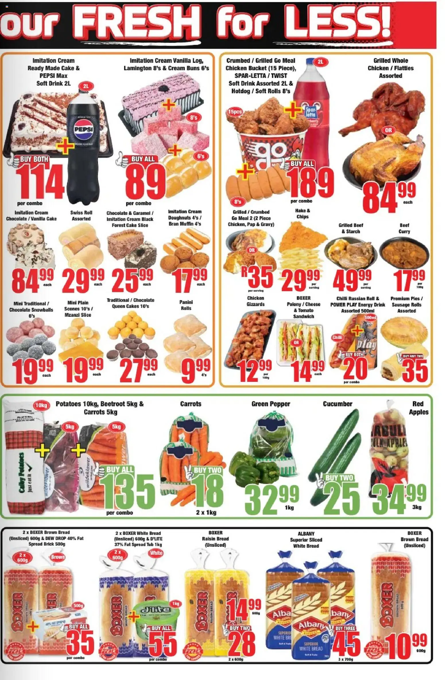 New Boxer catalogue – valid from 30/09/2026 | Page: 3 | Products: Pepsi Max, Chicken, Chips, Potatoes