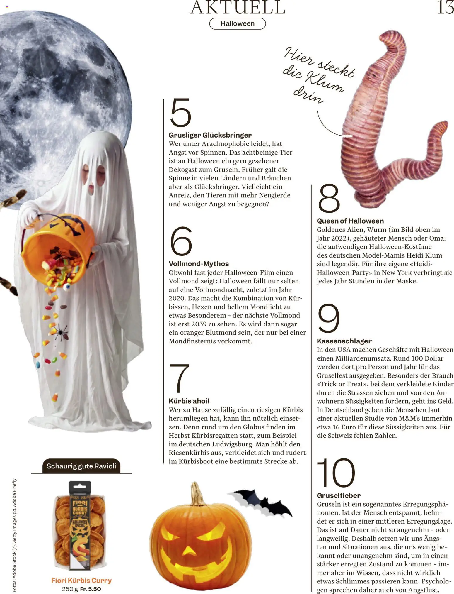 Migros aktionen Magazine – gültig ab 29.10.2026 | Seite: 13 | Produkte: Süßigkeiten, Kürbis