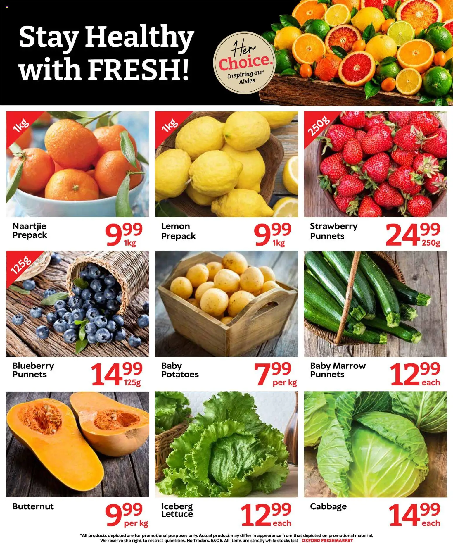 New Oxford Freshmarket catalogue – valid from 12/08/2026 | Page: 5 | Products: Potatoes, Lemon, Lettuce