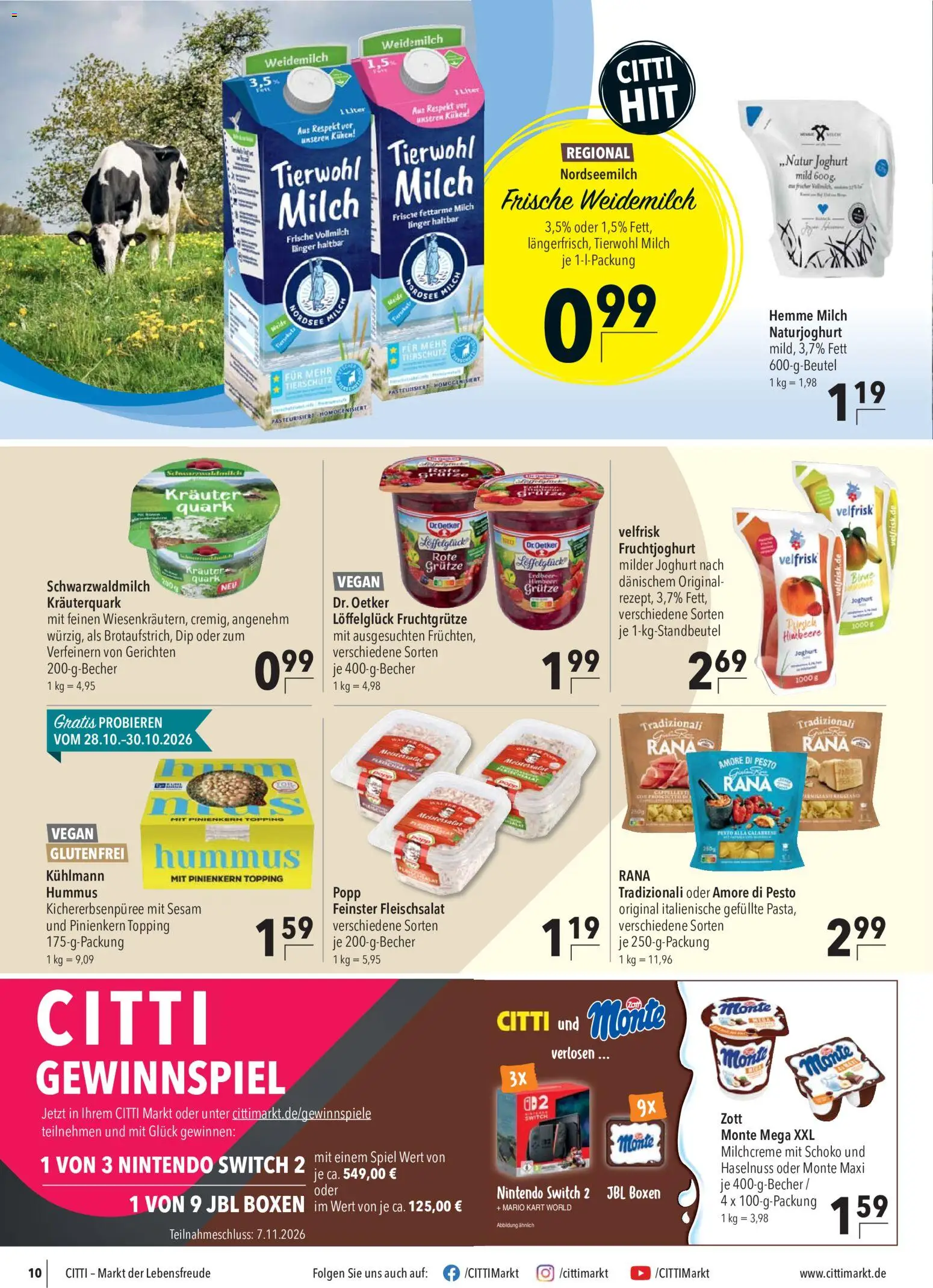 CITTI Markt Prospekt – gültig ab 28.10.2026 | Seite: 10