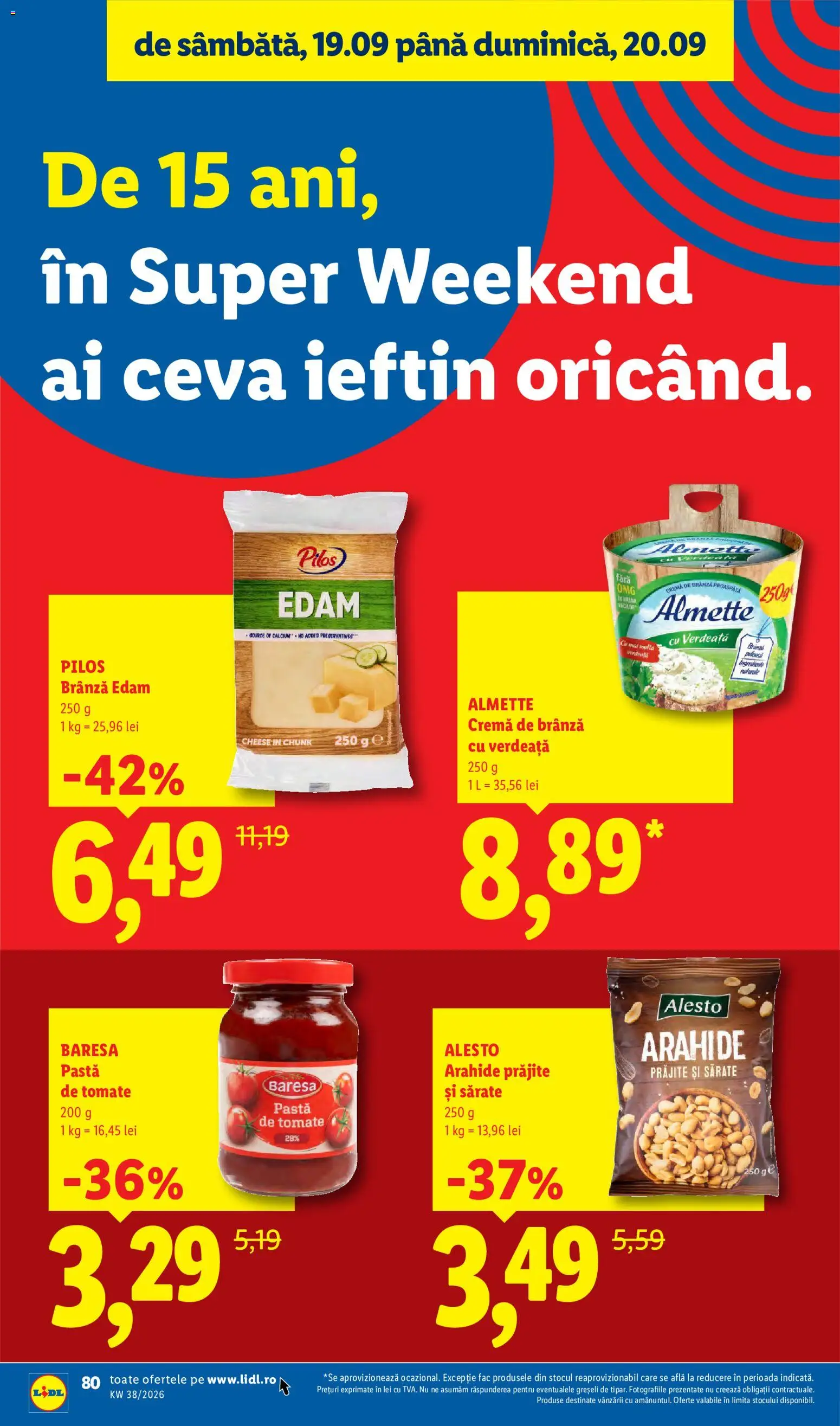 Noul catalog Lidl – valabil de la 14.09.2026 | Pagină: 80