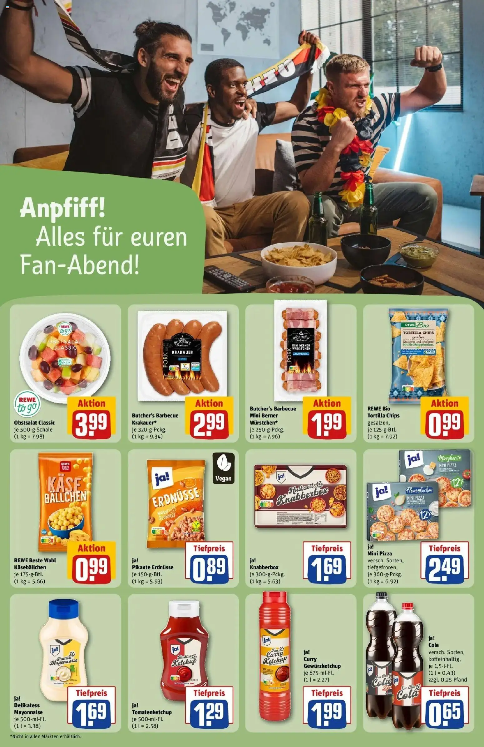 Rewe Prospekt Wetzlar – gültig ab 13.07.2026 | Seite: 19 | Produkte: Cola, Mayonnaise, Pizza, Chips