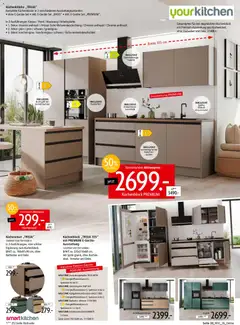 Zurbrüggen Mitnahme Möbel ab 08.08.2026 gültig | Seite: 41 | Produkte: Küchenblock, Kochfeld, Armatur, Kühlgefrierkombination