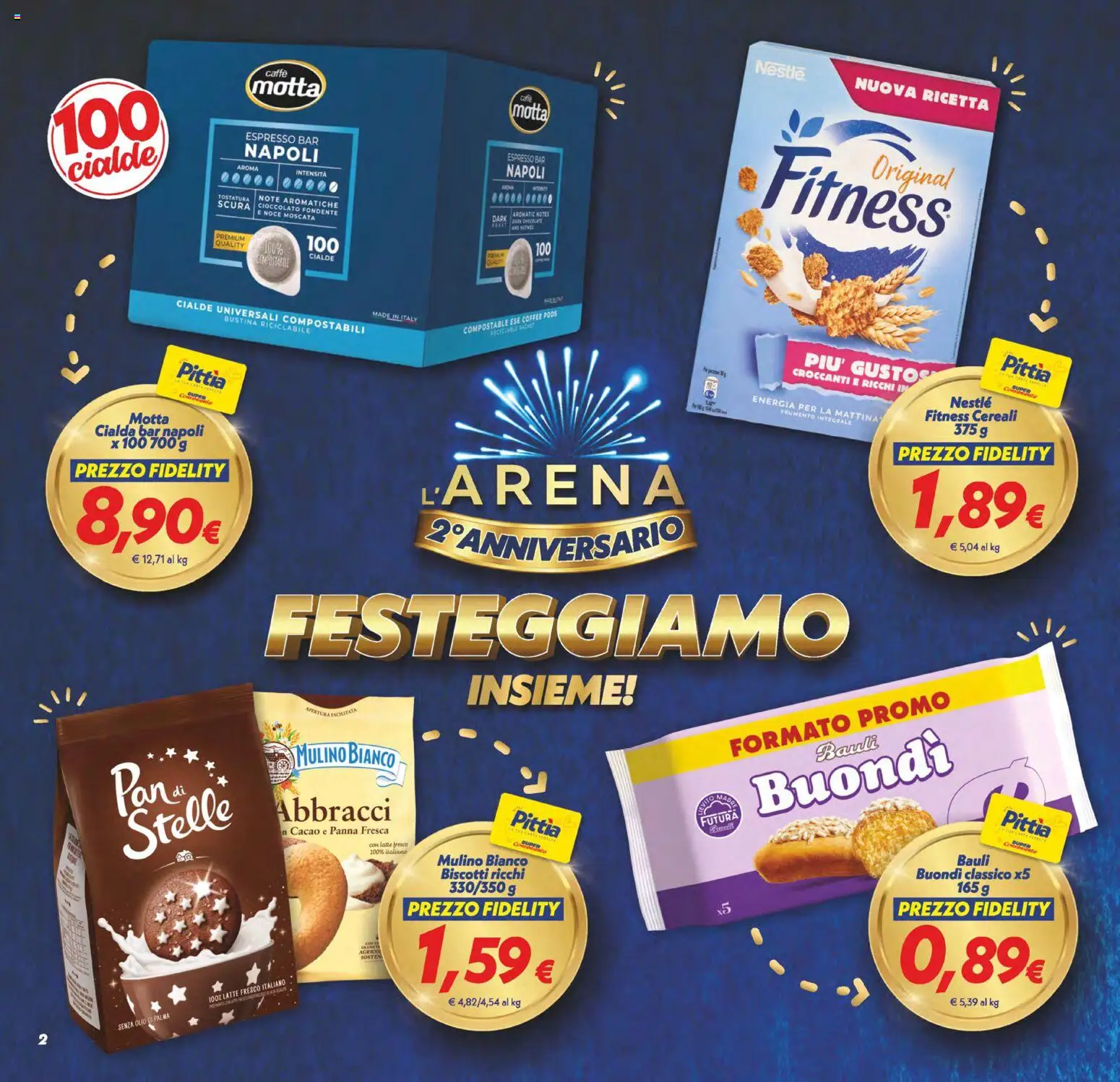 Volantino SuperConveniente del 02/10/2026 | Pagina: 2 | Prodotti: Caffè, Cioccolato, Cialde, Cialda
