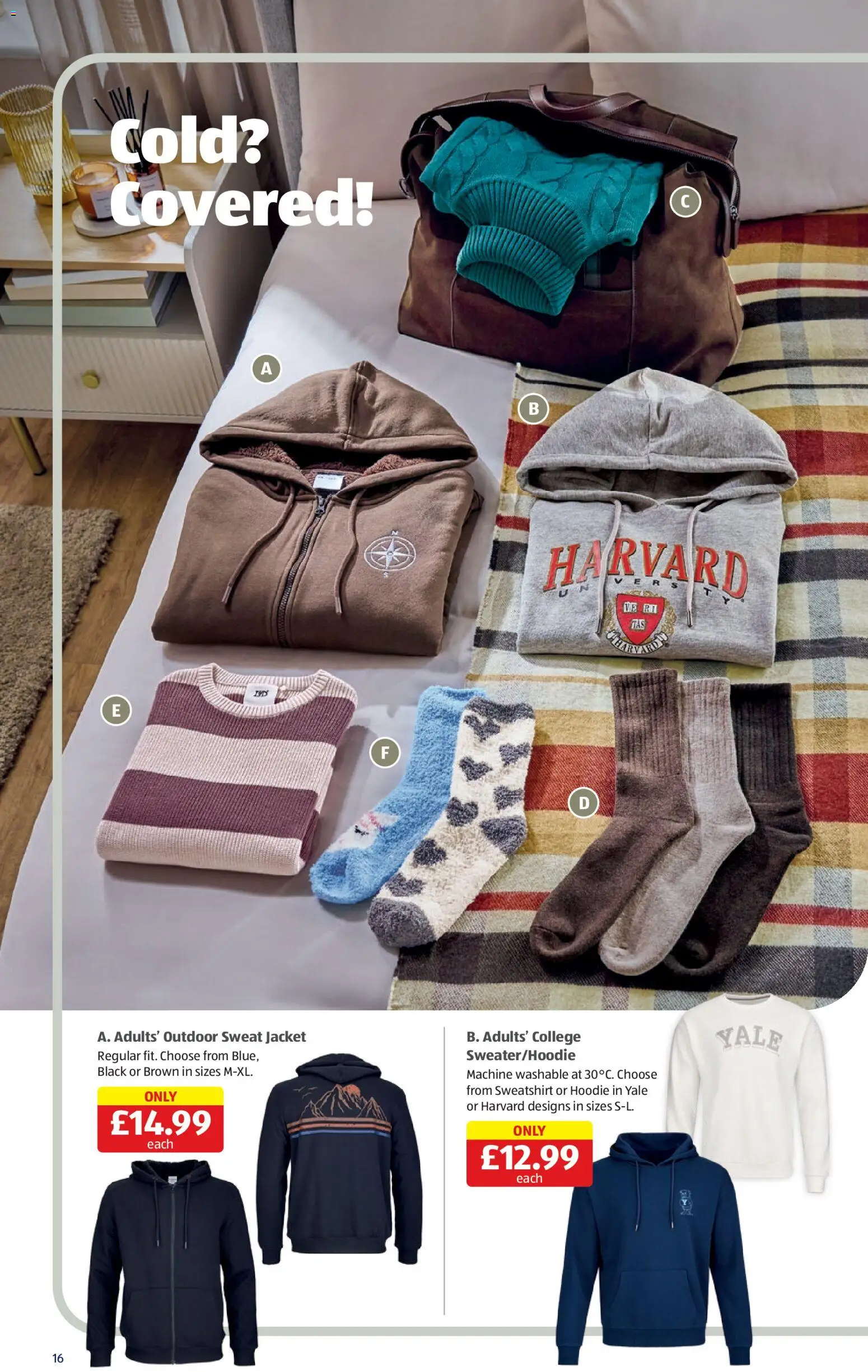 {H1} | Page: 16 | Products: Sweatshirt, Hoodie, Jacket