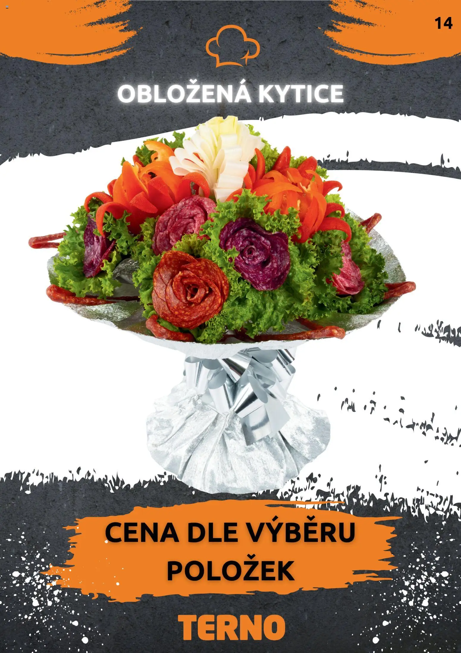 Terno leták - Grill Zlín – Studená kuchyně od 30.01.2026 | Strana: 15 | Produkty: Kytice