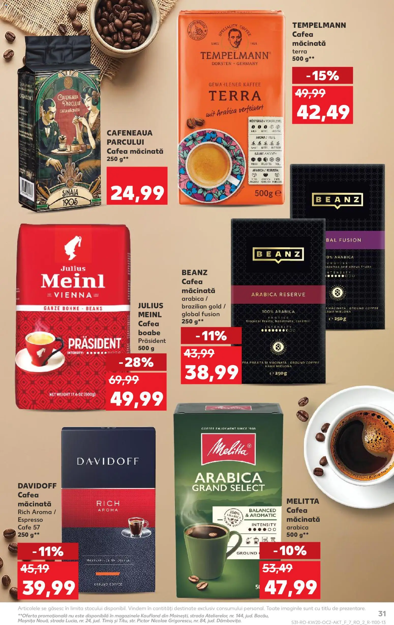 Kaufland RO akciós ujság - amely érvényes a következő dátumtól: 13.05.2026 | Oldal: 31
