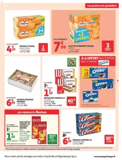 Auchan - Prévisualisation de MON GOÛTER FONDANT AU CHOCOLAT AUCHAN, 225 g valide à partir de 06/10/2026 | Page: 37