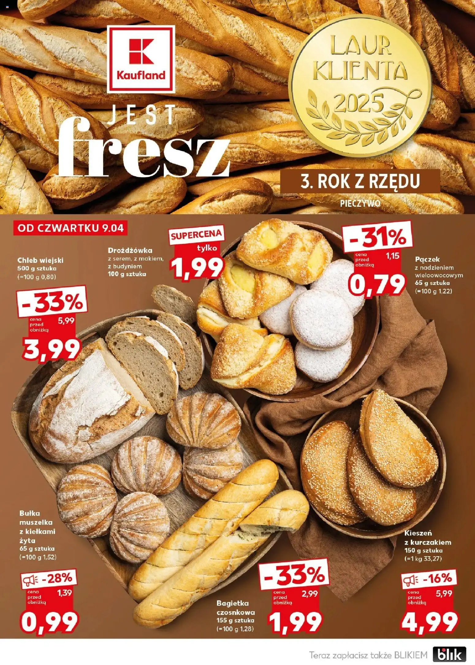 Kaufland gazetka - Super Sobota od 11.04.2026 | Strona: 16 | Produkty: Pieczywo, Bułka, Bagietka, Chleb