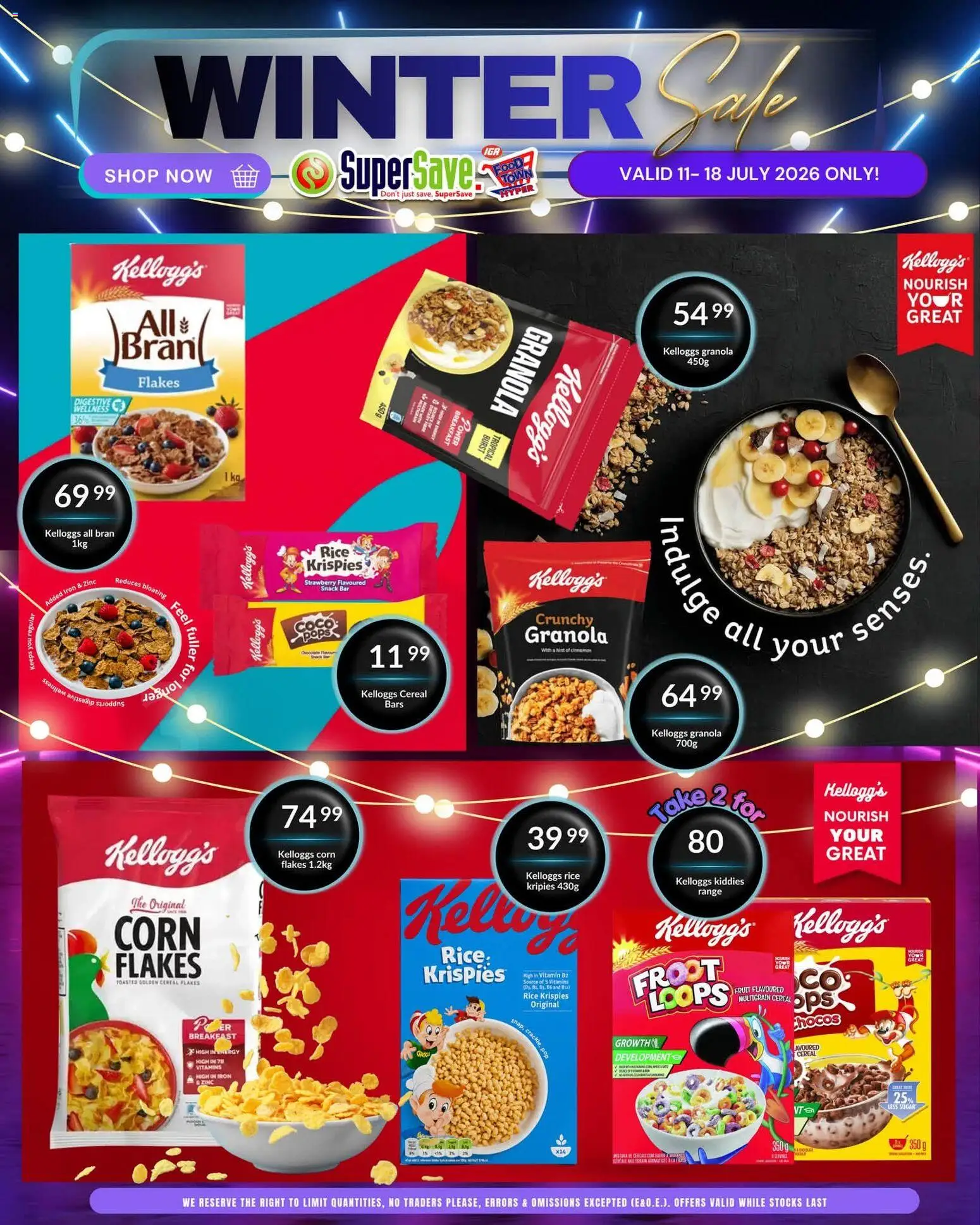 New Super Save catalogue – valid from 11/07/2026 | Page: 5 | Products: Iron, Toaster, Vitamins, Fruit