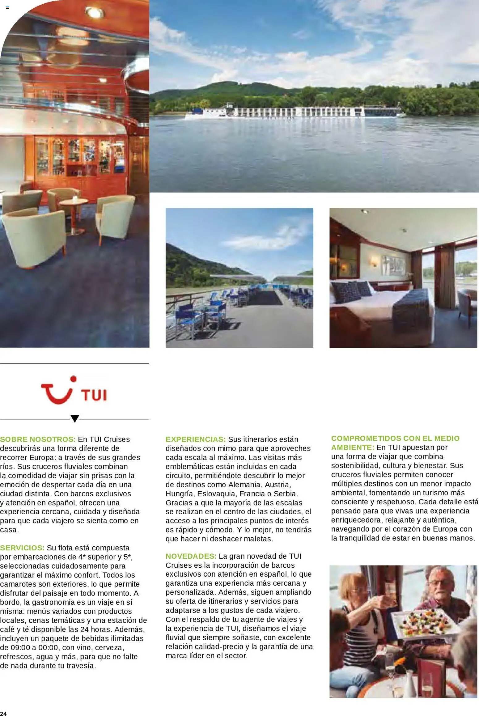 Viajes El Corte Inglés Cruceros marítimos │ válido desde el 01/01/2026 | Página: 25 | Productos: Café, Té, Bebidas, Agua
