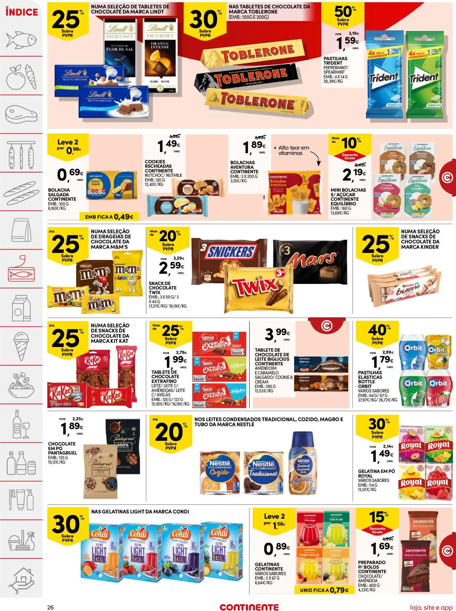 Continente folheto │ válido de 05.05.2026 | Página: 26 | Produtos: Pó, Leite condensado, Nestlé, Açúcar