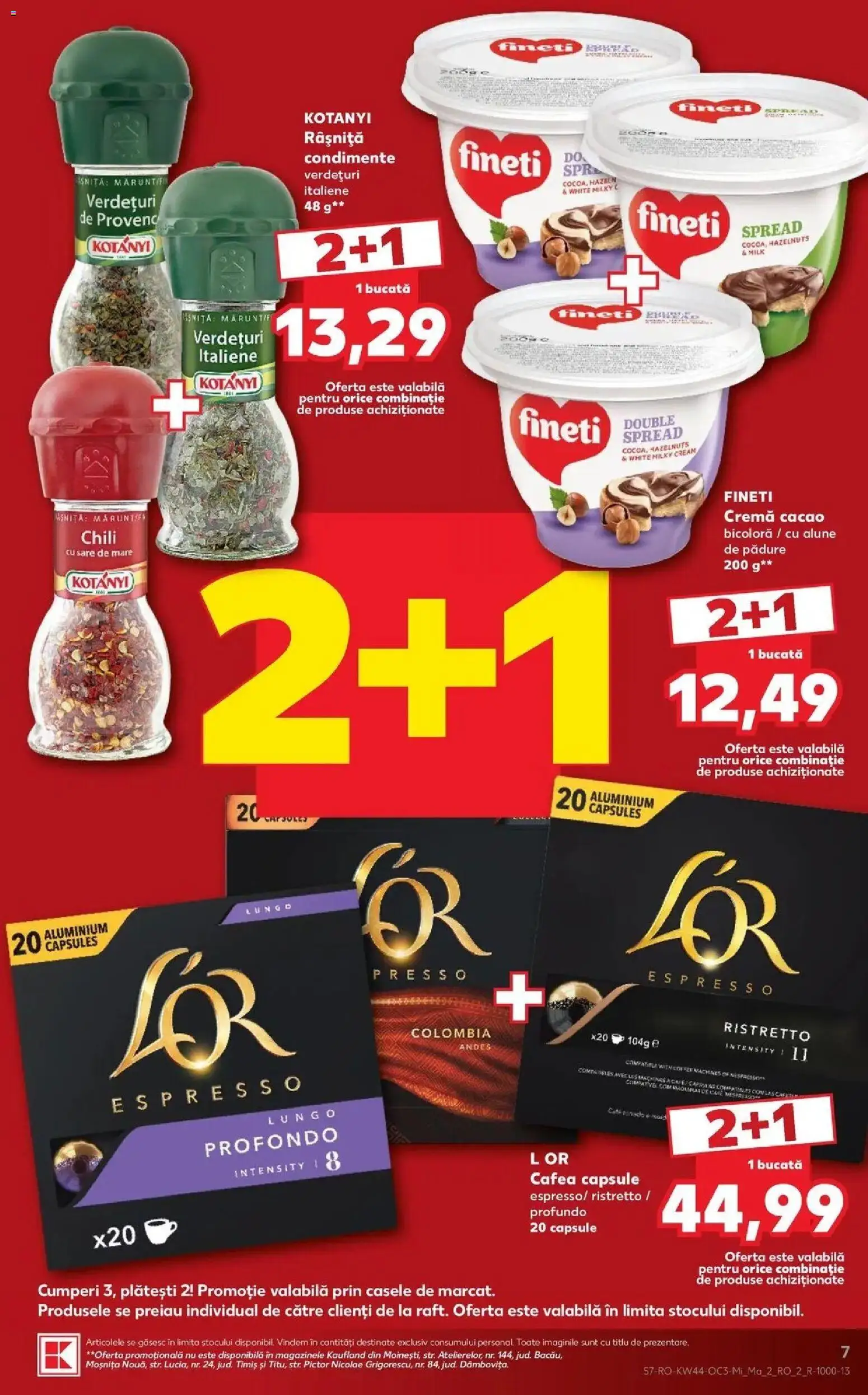 Kaufland Constanța 28.10.2026 - Revista si Oferta | Pagină: 7 | Produse: Cremă, Cafea, Cacao, Sare