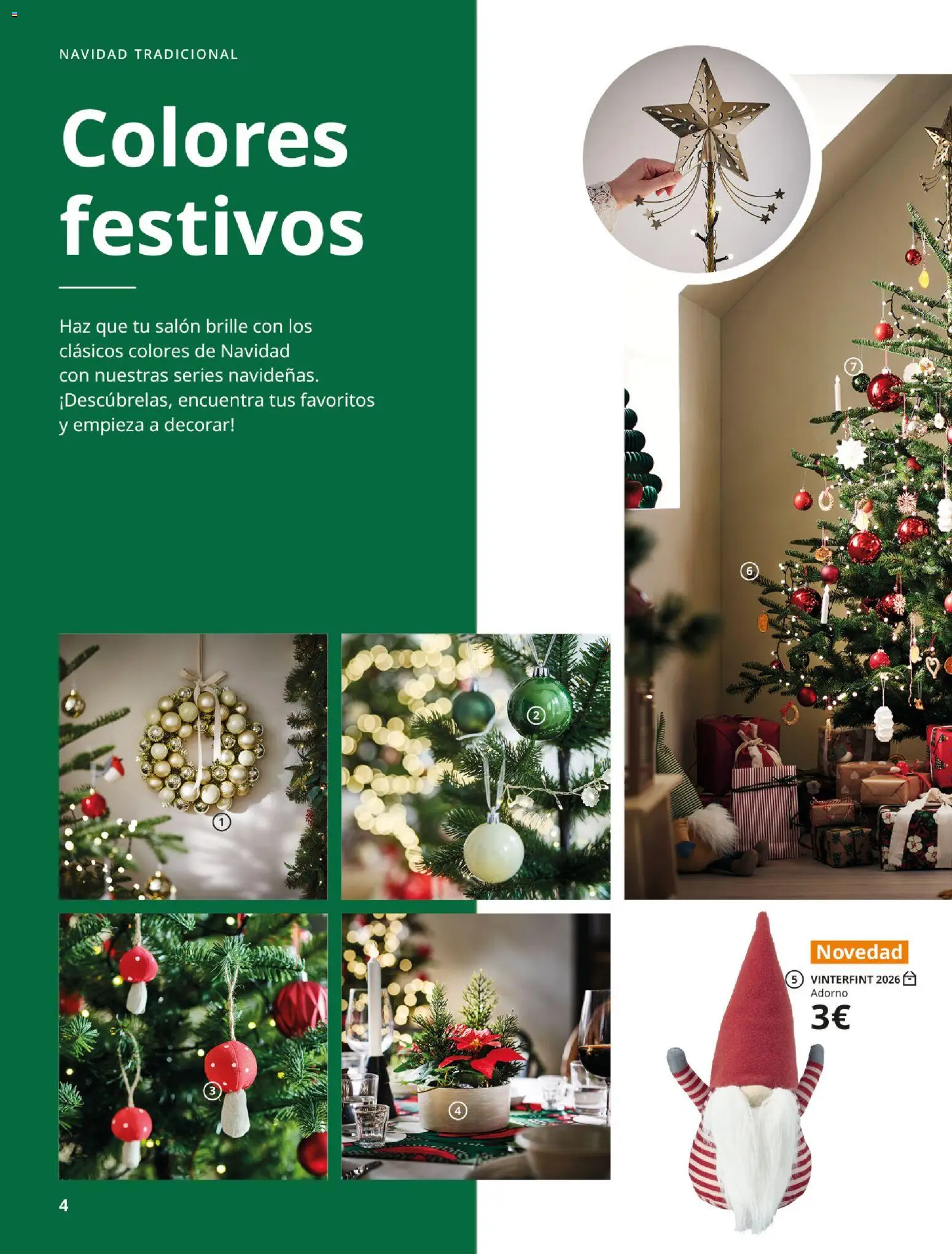 IKEA - Brochure de Navidad │ válido desde el 06/10/2026 | Página: 4 | Productos: Salón