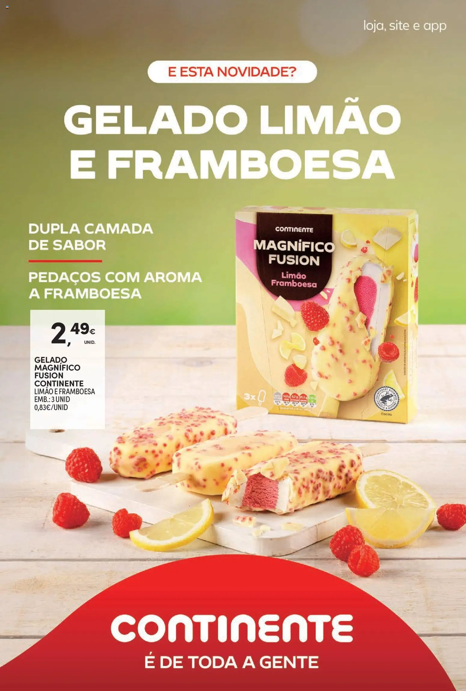Continente Semanal Continente Bom Dia │ válido de 23/06/2026 | Página: 20 | Produtos: Gelado