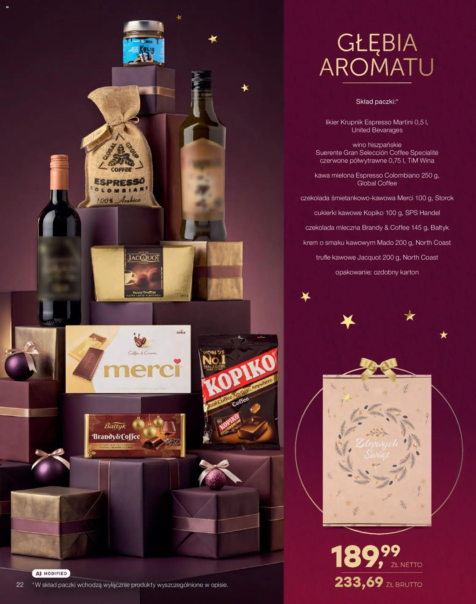 Makro gazetka - Świat prezentów od 01.11.2026 | Strona: 22 | Produkty: Merci, Pączki, Brandy, Cukierki
